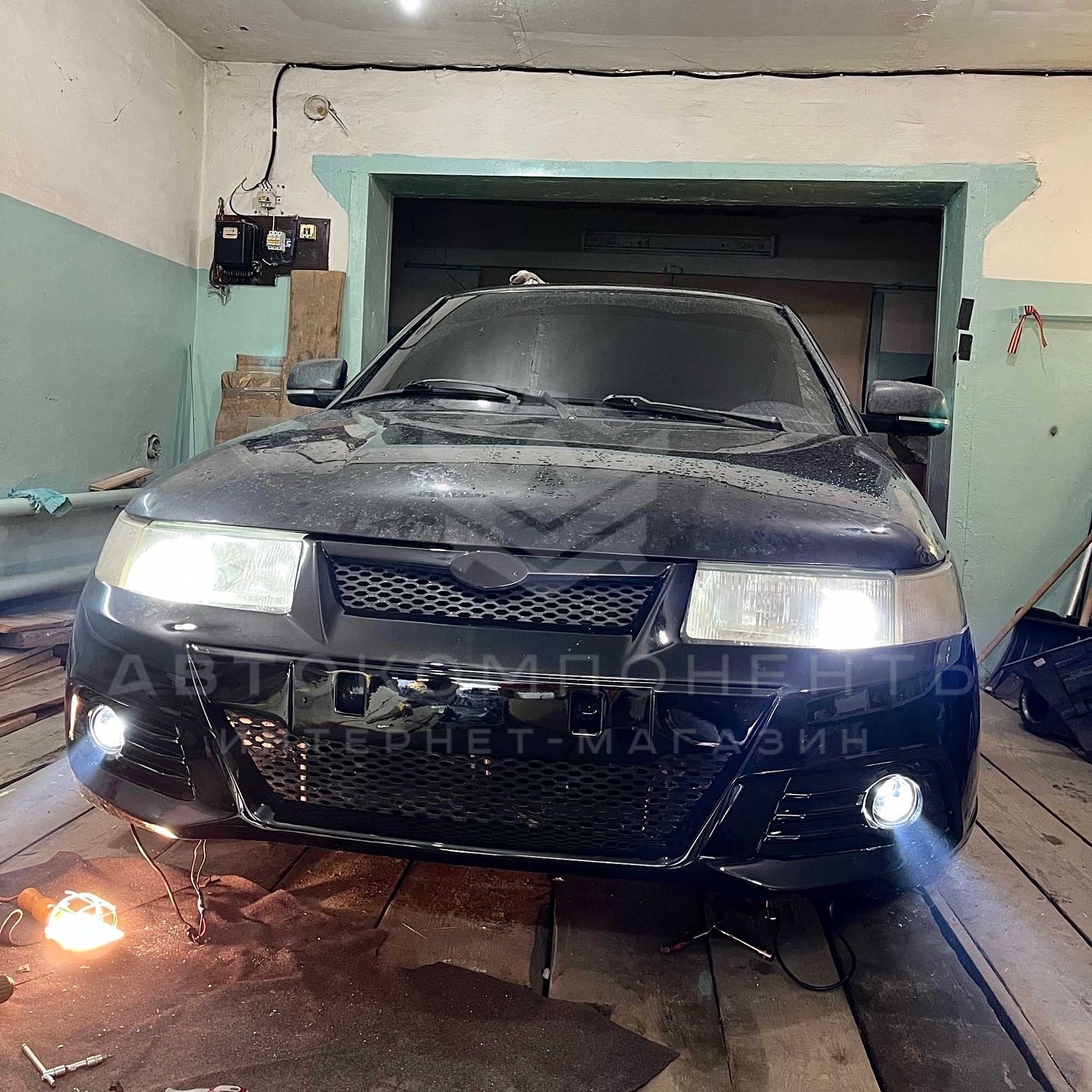 Стеклопластиковый передний бампер Богдан (Bogdan) ВАЗ 2110, 2111, 2112