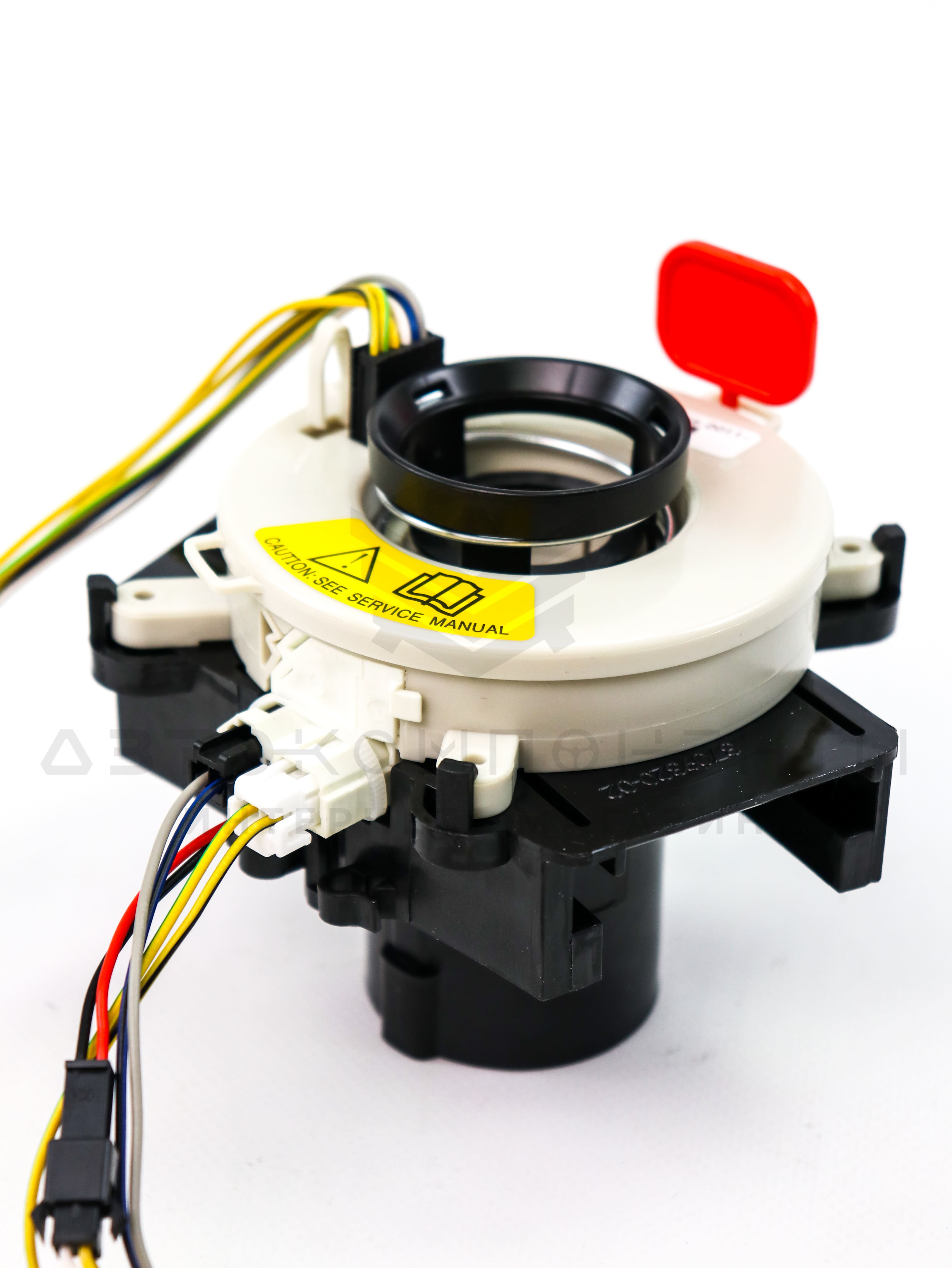 Мультируль "Porsche" (в коже) с подрулевым переключателем (шлейф) 6 пинов Лада Приора, Калина, Гранта