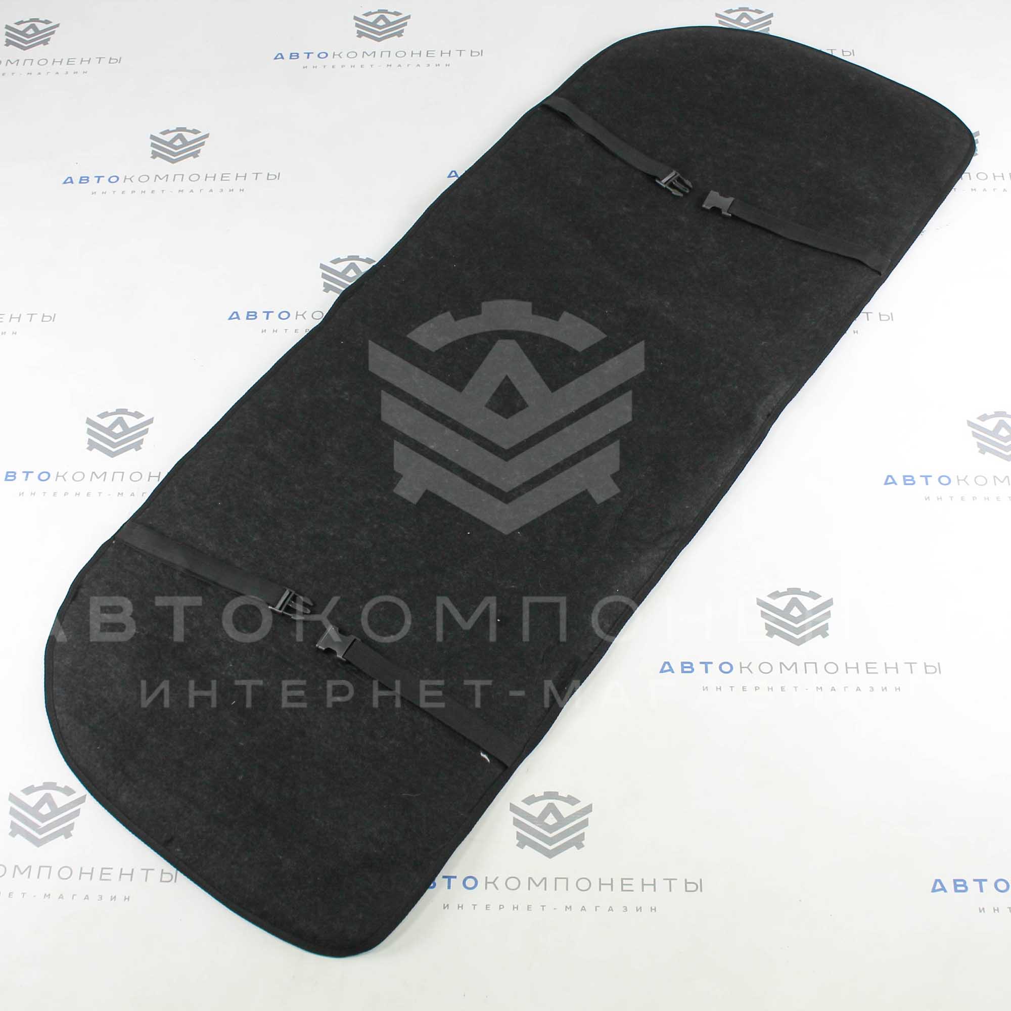 Универсальные накидки из искусственного меха на задние сиденья (черные)