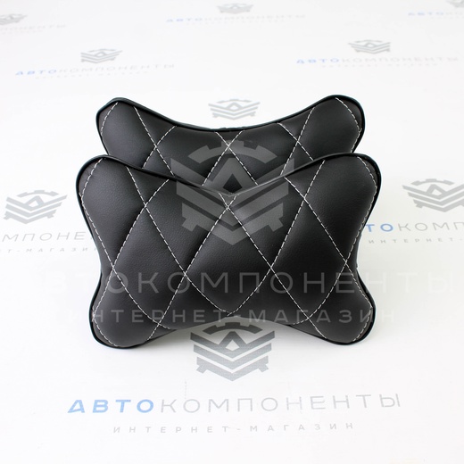 Подушка подголовника с прострочкой "Ромб"