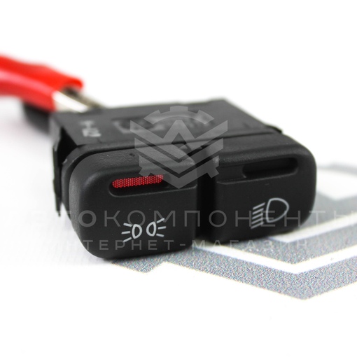 Пересвеченная кнопка включения наружного освещения на ВАЗ 2110-2115, Калина, Шевроле Нива