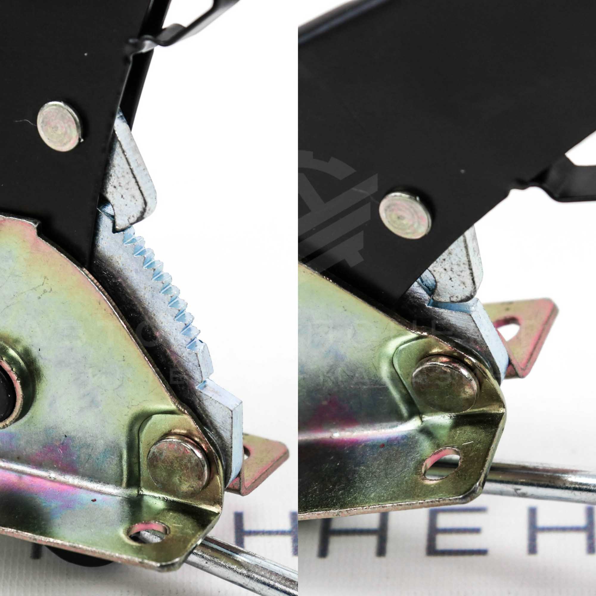 Рычаг привода ручного тормоза (ручник) с тягой в сборе ВАЗ 2108-21099, 2113-2115