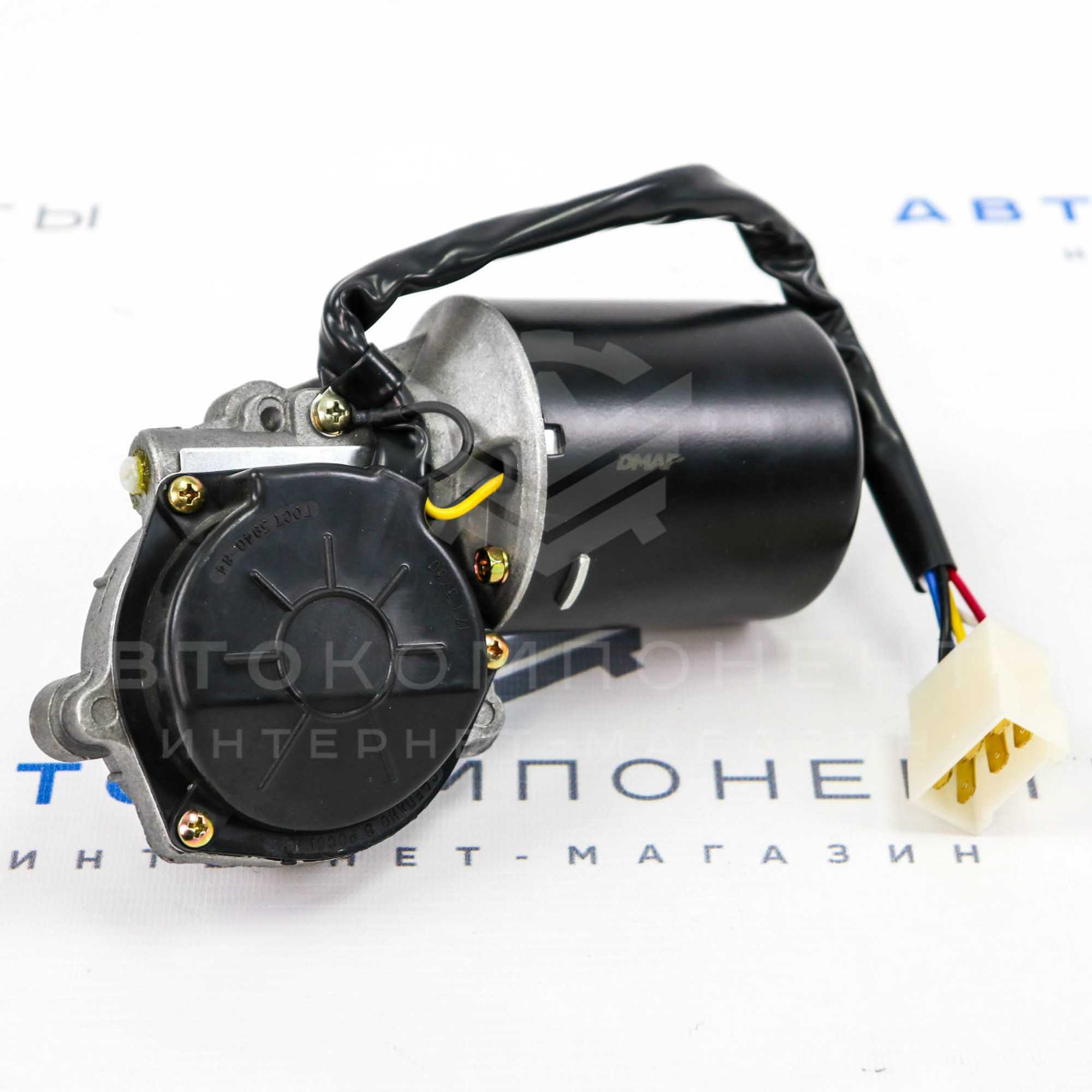 Моторедуктор переднего стеклоочистителя "DMAF" (вал 12мм) ВАЗ 2108-21099, 2113-2115