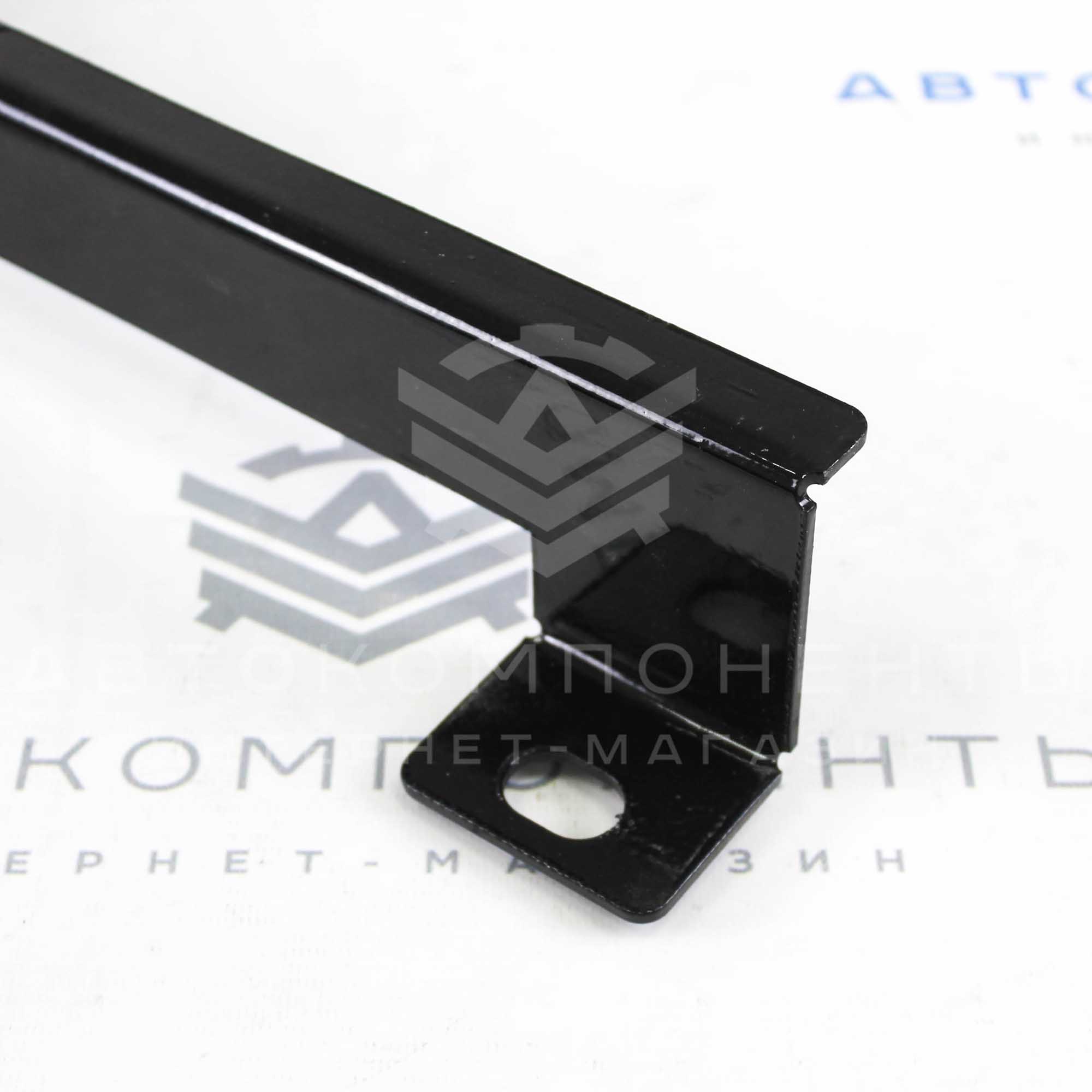 Защита переда (дуга) Лада Нива 4х4 (черный глянец)