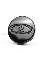 Колпачок (заглушка) ступицы колеса (под литой диск) Лада Приора (черный глянец)