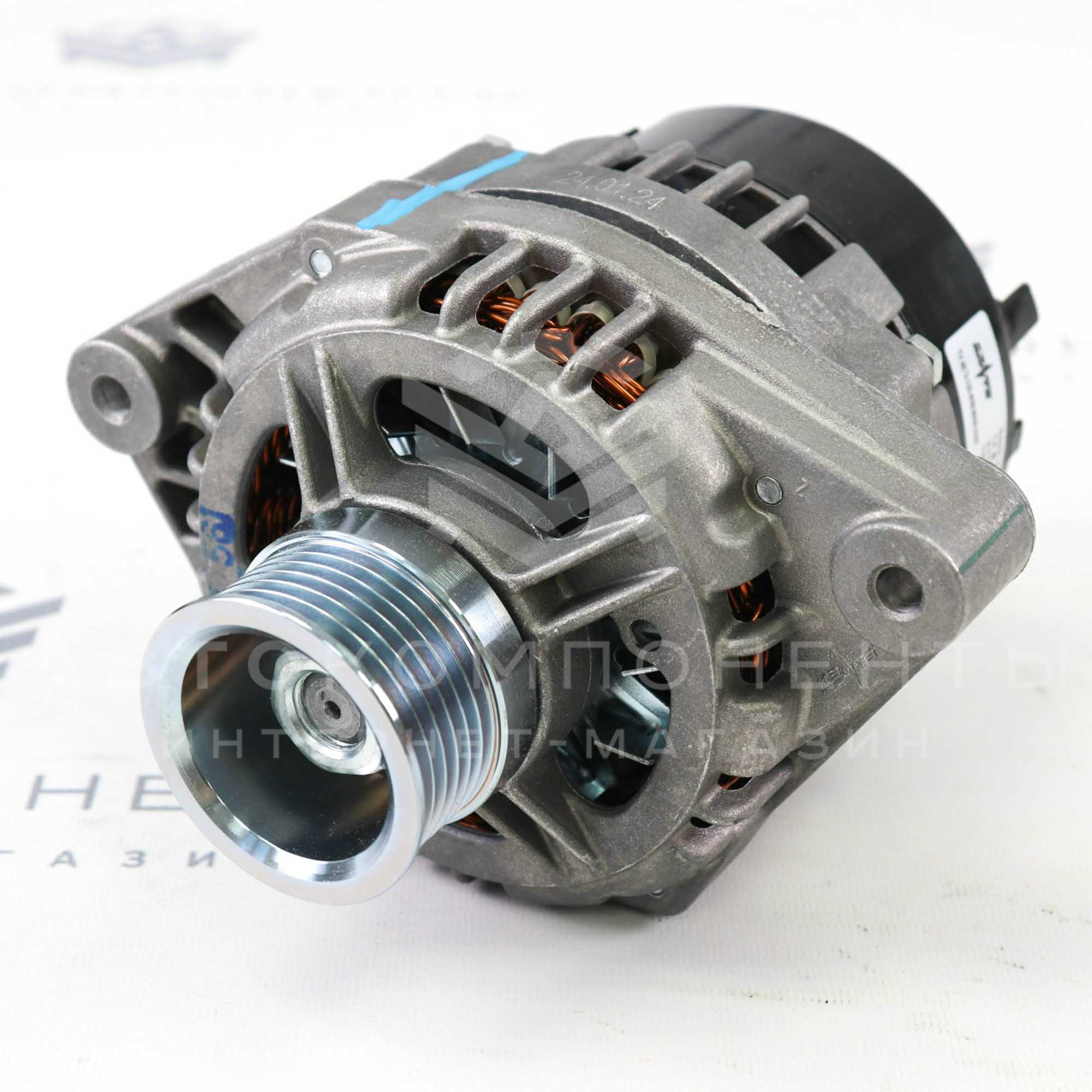 Генератор "КЗАТЭ" 115А Лада Приора, Калина, Гранта (9402 3701 14)