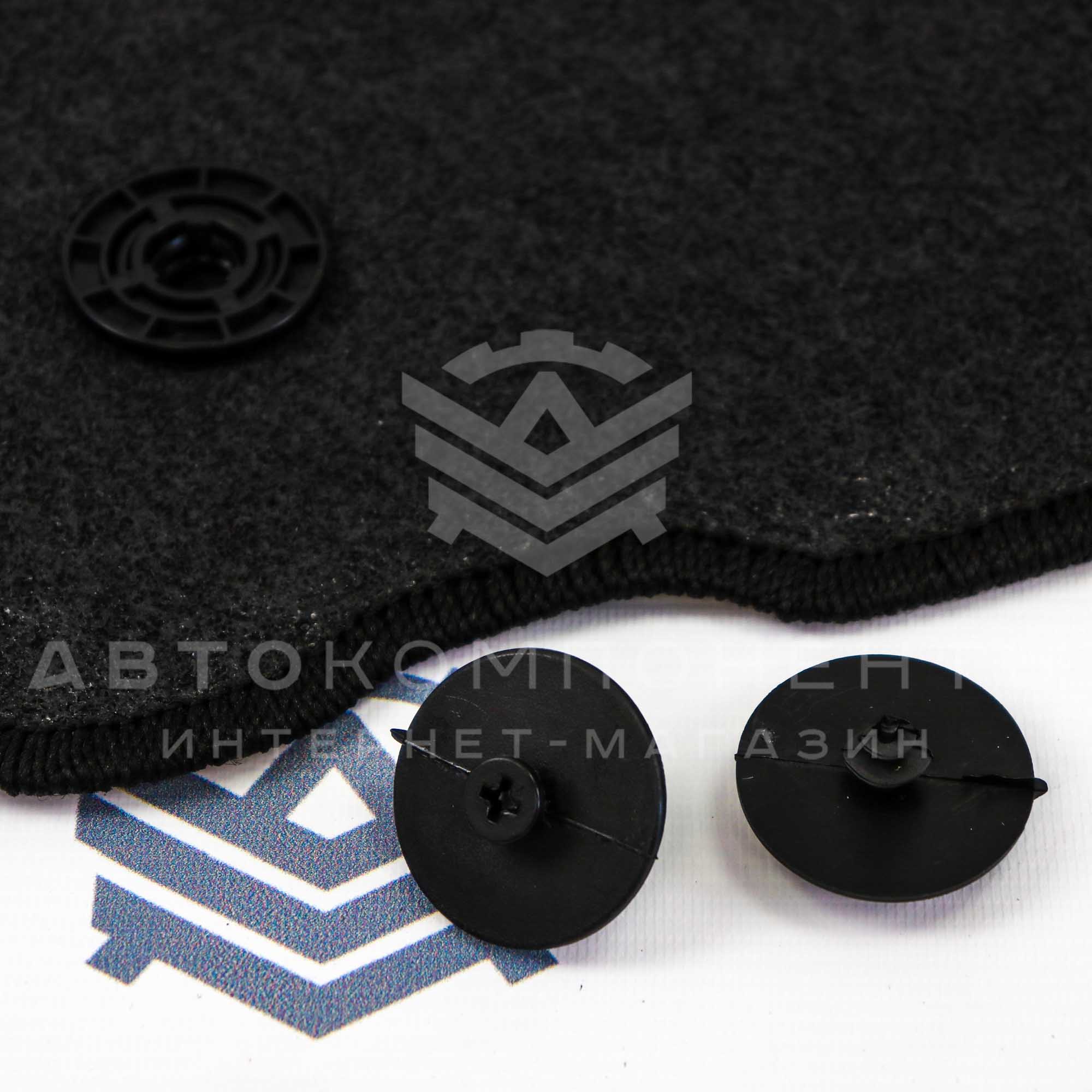 Ворсовые ковры с надписью "Priora" (оригинал) в салон Лада Приора