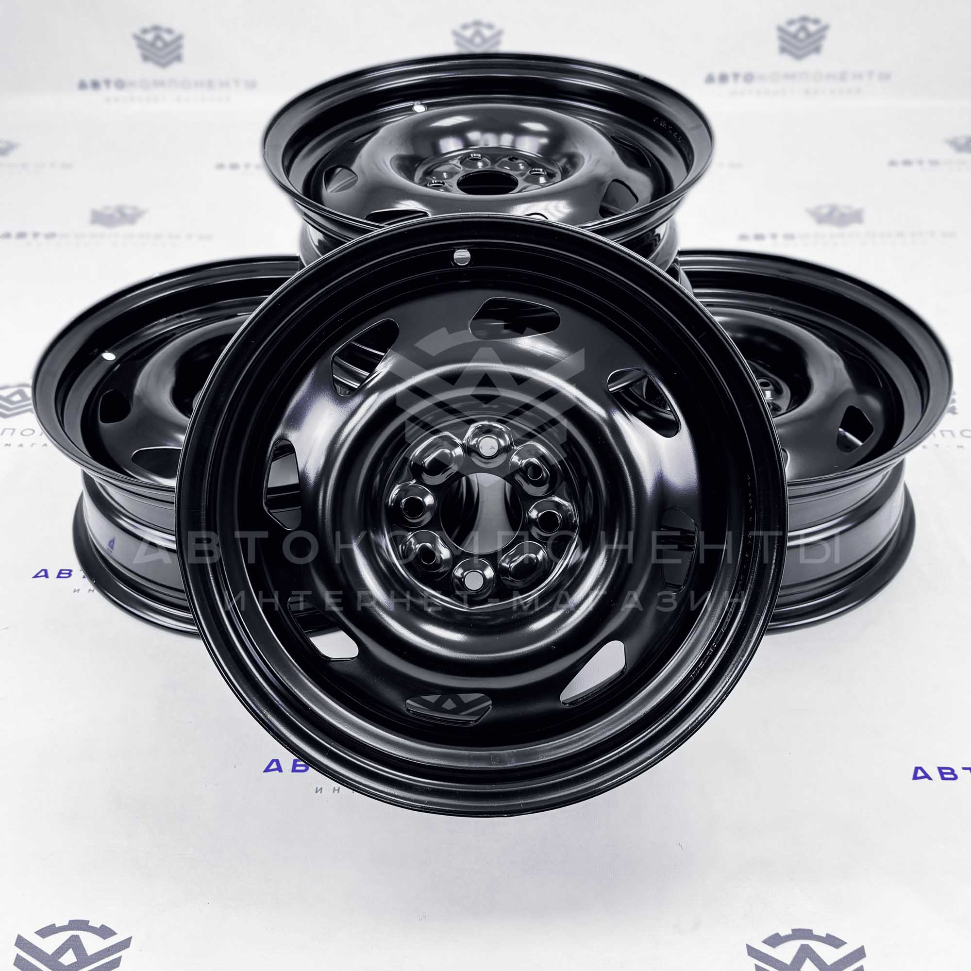 Колесные штампованные диски (черные) R15 6J 4х98 ET35 DIA58.6