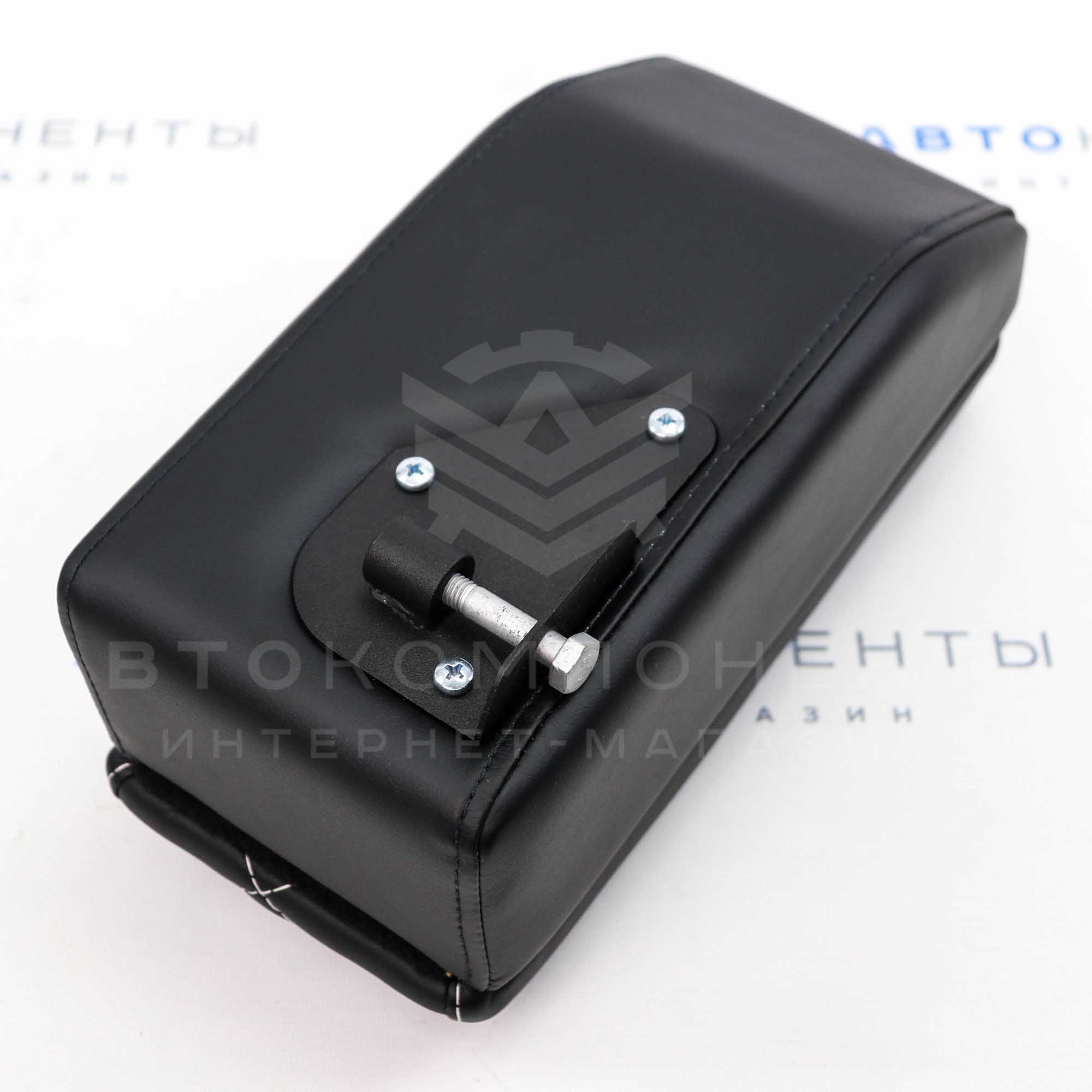 Подлокотник с боксом "Аламар" с прострочкой "Квадрат по диагонали" ВАЗ 2108-21099, 2113-2115