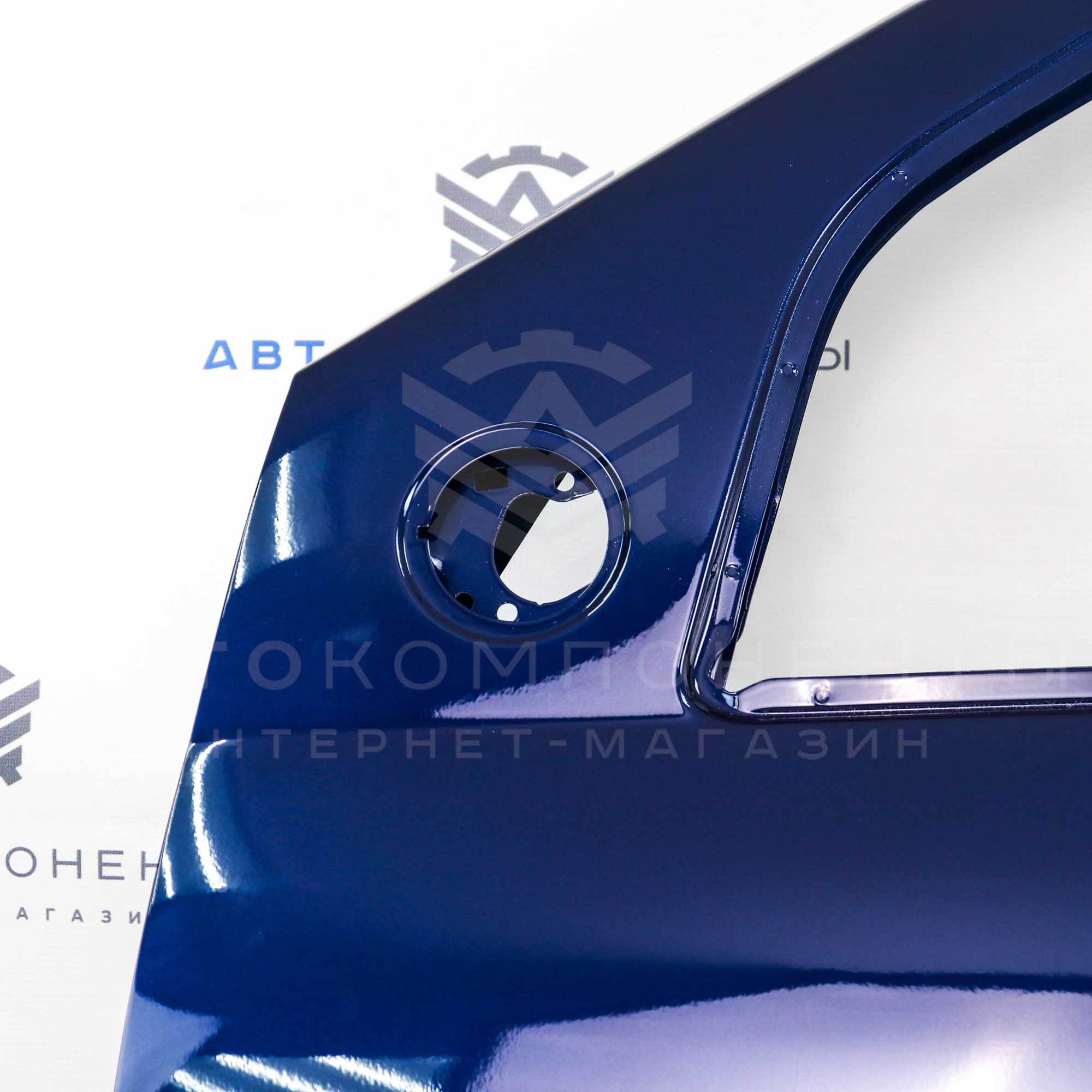 Дверь передняя (левая) с отверстиями под молдинг Лада Ларгус в цвет кузова