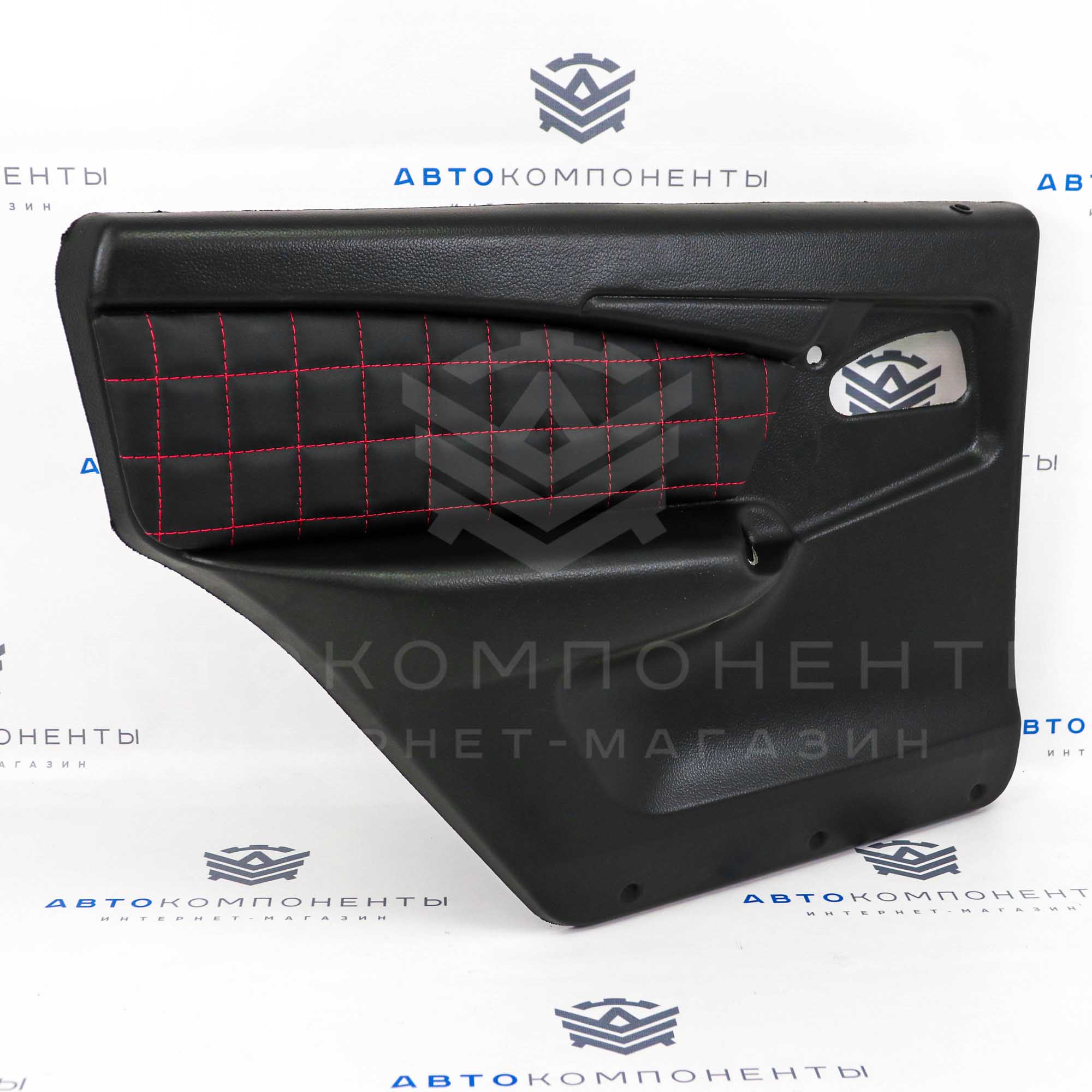 Евро-обшивки (карты дверей) ВАЗ 2114-2115 с вставками "Квадрат прямой"