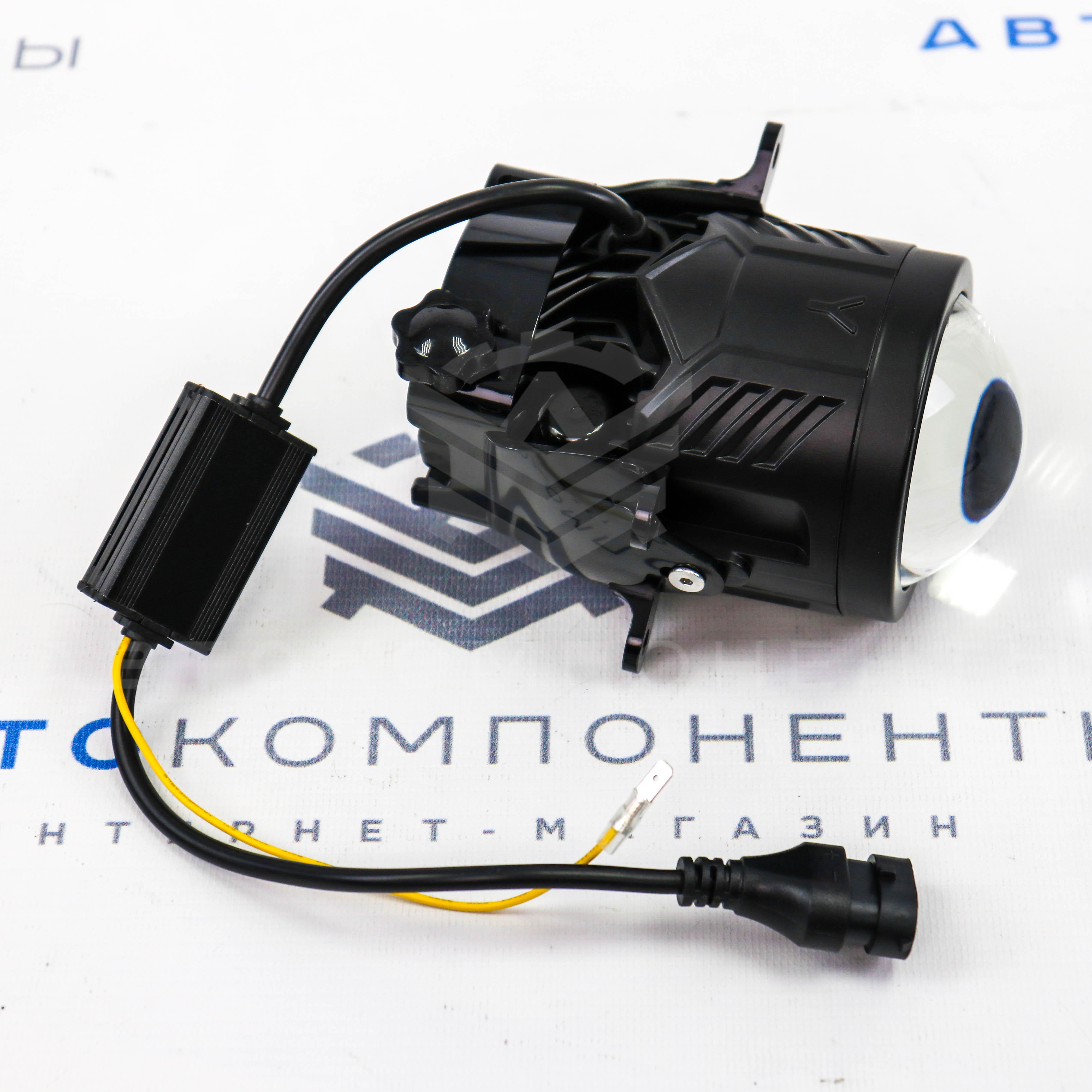 Противотуманные фары (ПТФ) "K1" BI-LED с линзами 96W (ближний+дальний) Лада Vesta, Гранта FL, X-RAY, Ларгус FL