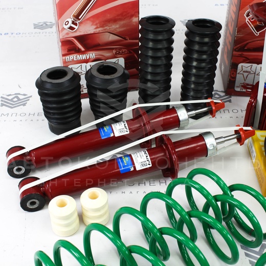 Комплект подвески DEMFI Лада Приора (с занижением -70мм)