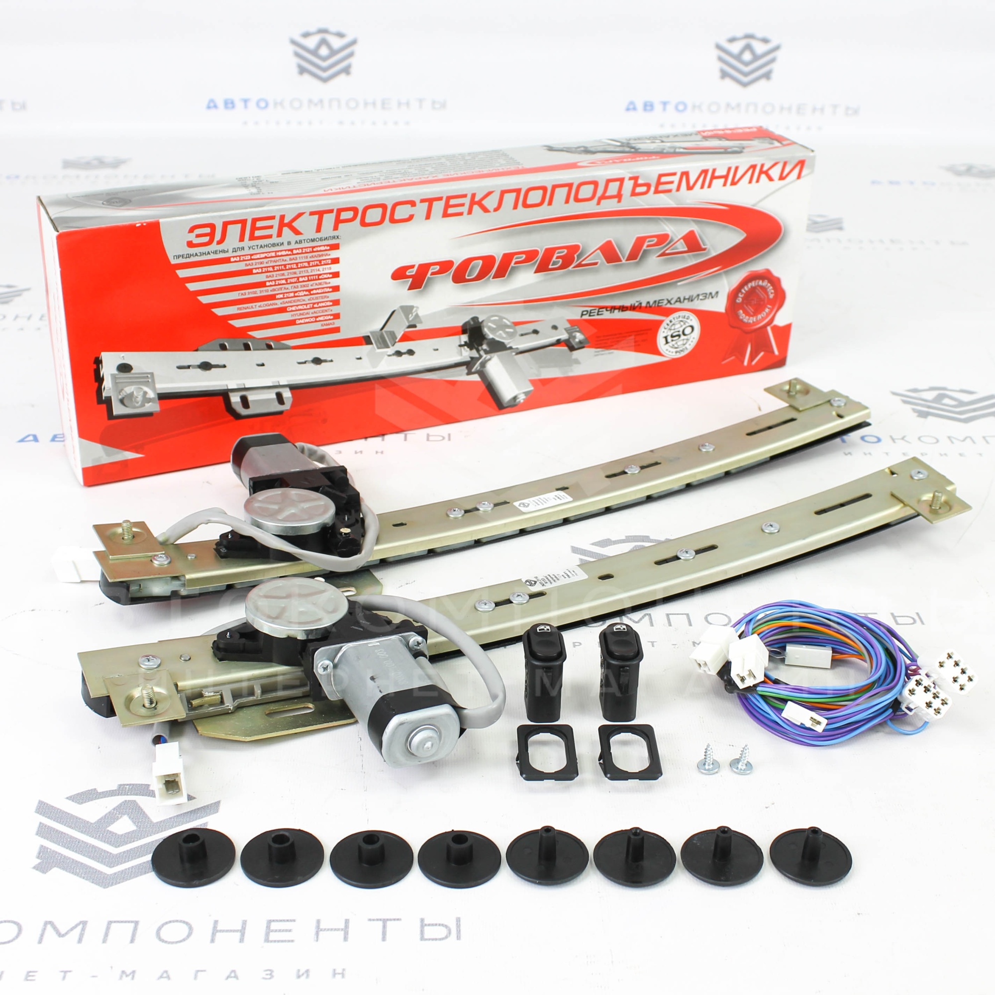 Электростеклоподъемники "ФОРВАРД" ВАЗ 2110-2112 / Лада Приора (в передние двери)