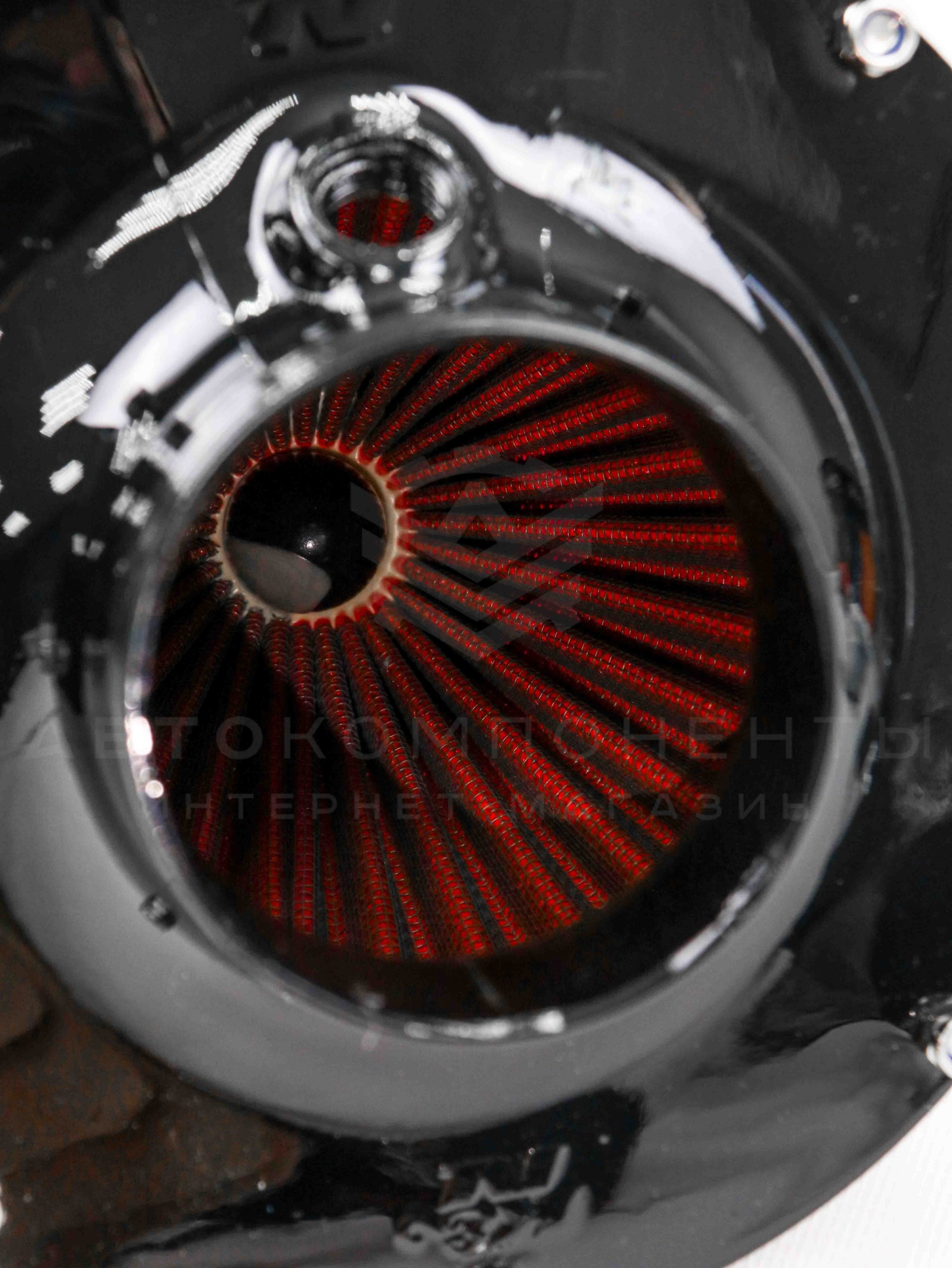 Универсальный холодный впуск K&N Apollo style (черный)