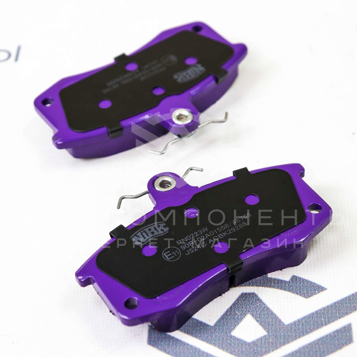 Тормозные колодки (передние) "NiBK" ВАЗ 2108-2115, 2110-2112, Приора, Калина (PN0223W)