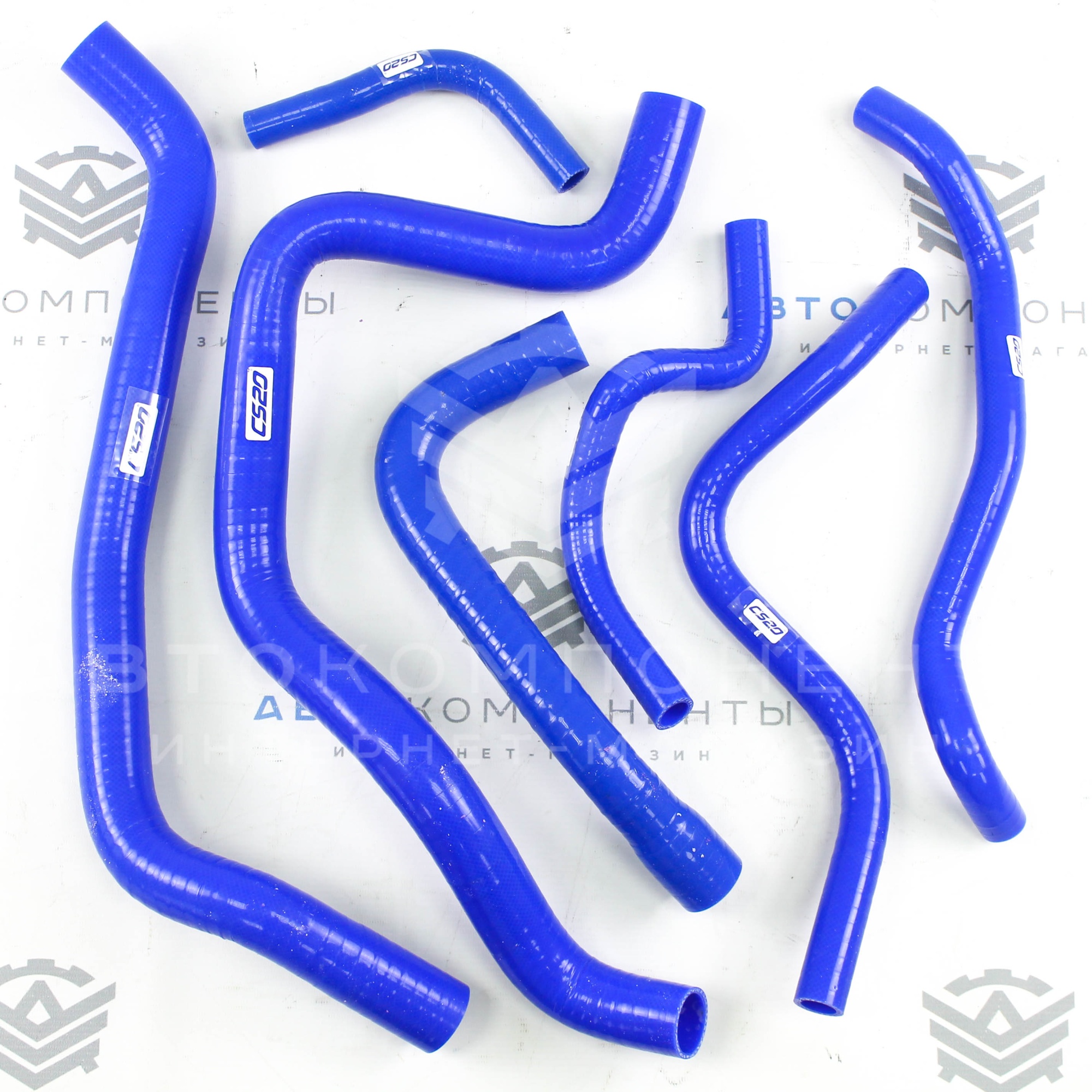 Комплект силиконовых патрубков системы охлаждения и отопителя CS20 Лада Гранта (10841)