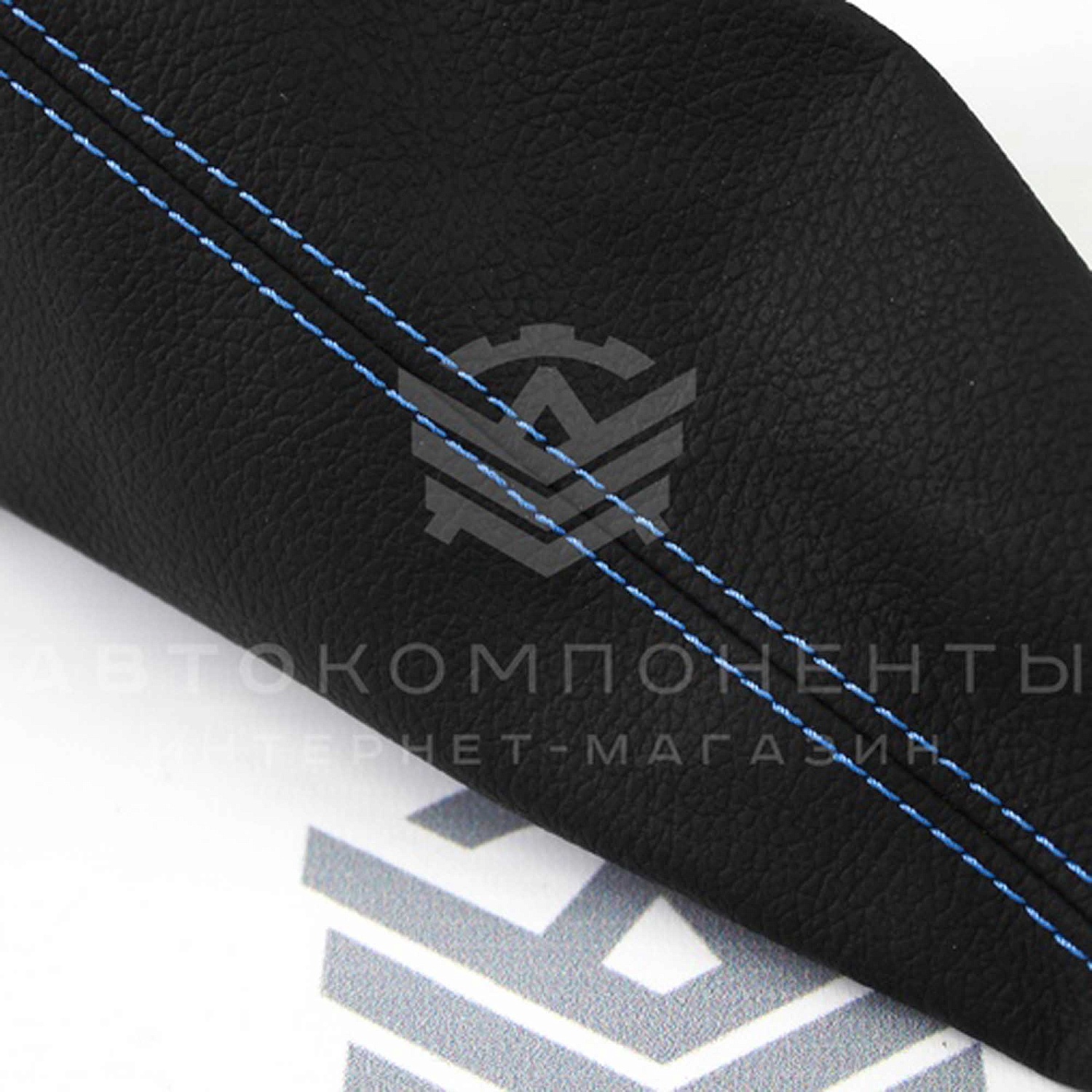 Кожух КПП (в коже) с цветной строчкой ВАЗ 2113, 2114, 2115