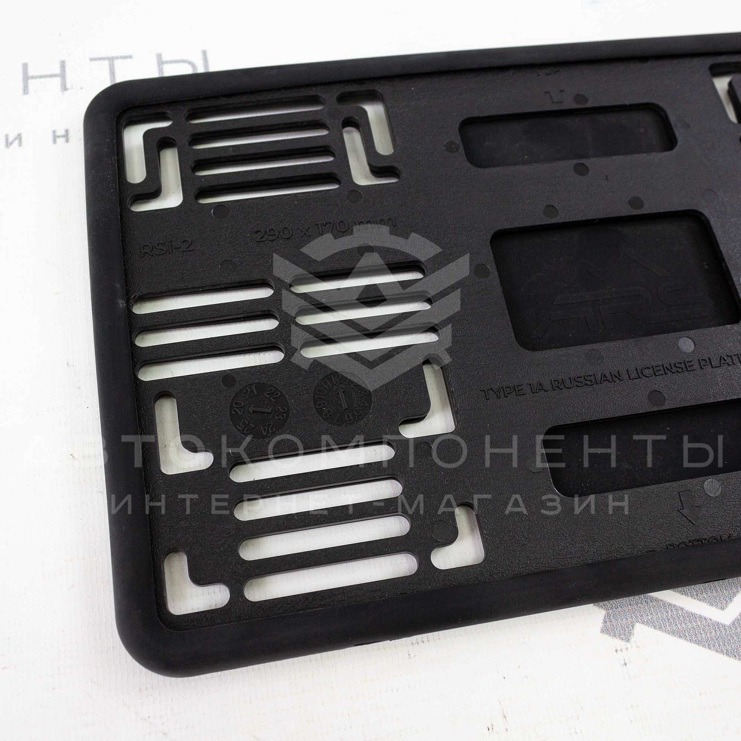 Силиконовая номерная рамка для квадратного номера (А1)