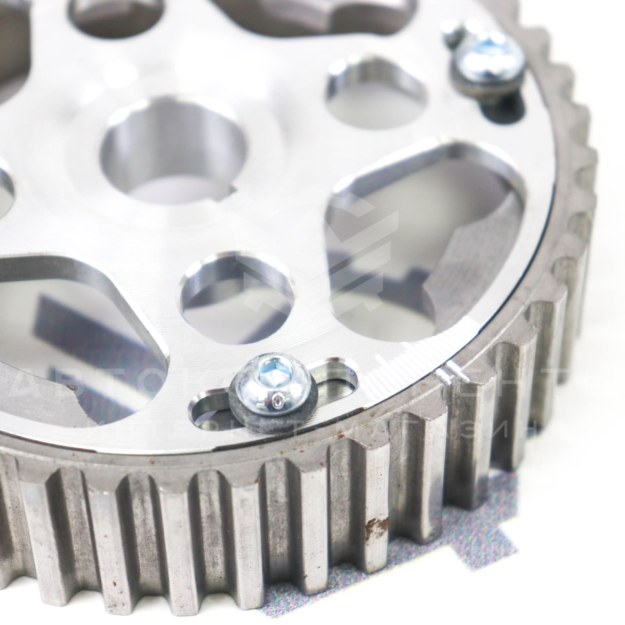 Шестерни ГРМ разрезные (алюминиевая ступица) с маркерным диском 16V Лада Приора, Калина, Гранта