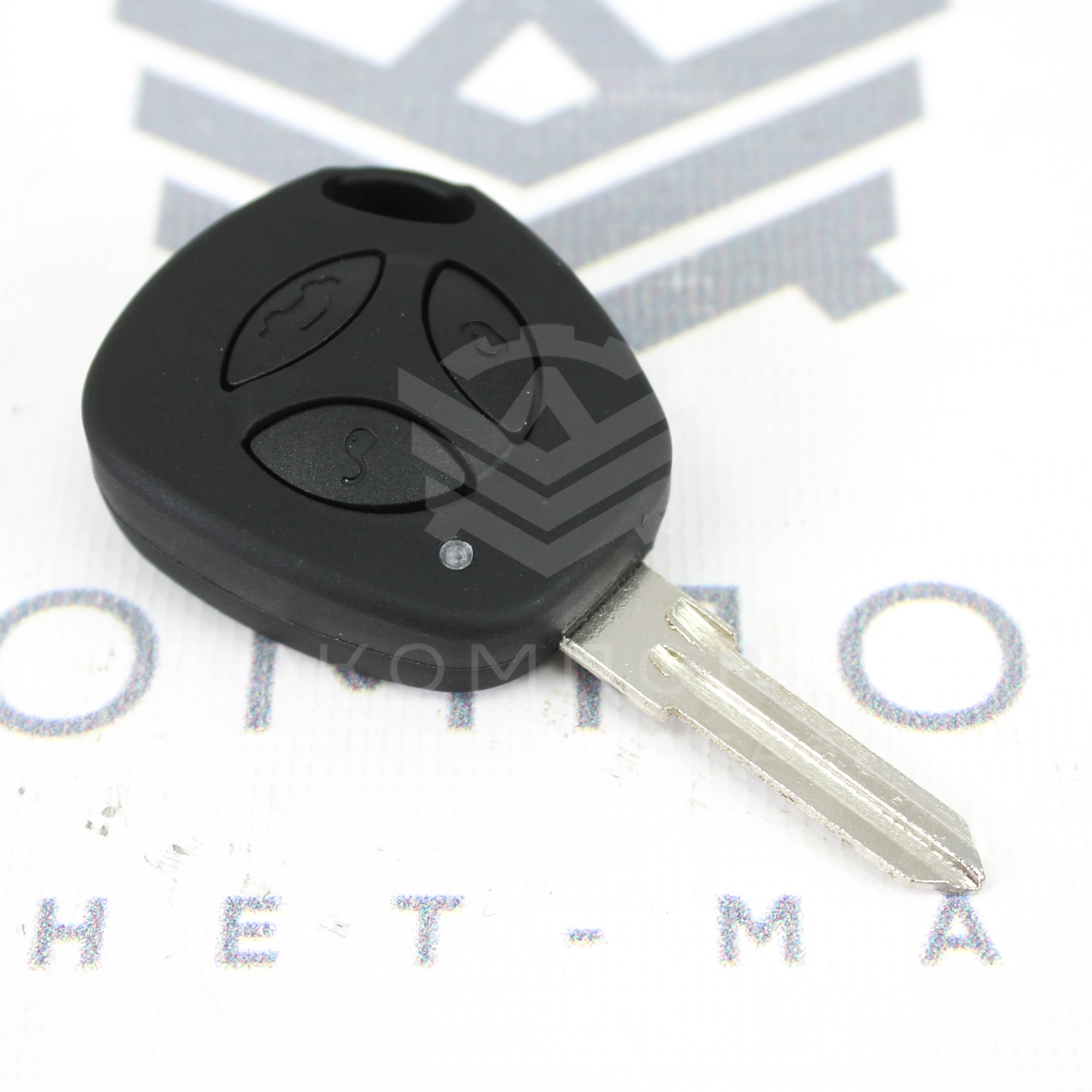 Ключ замка зажигания Лада Приора, Калина, Гранта (пластиковые кнопки) "Профи"