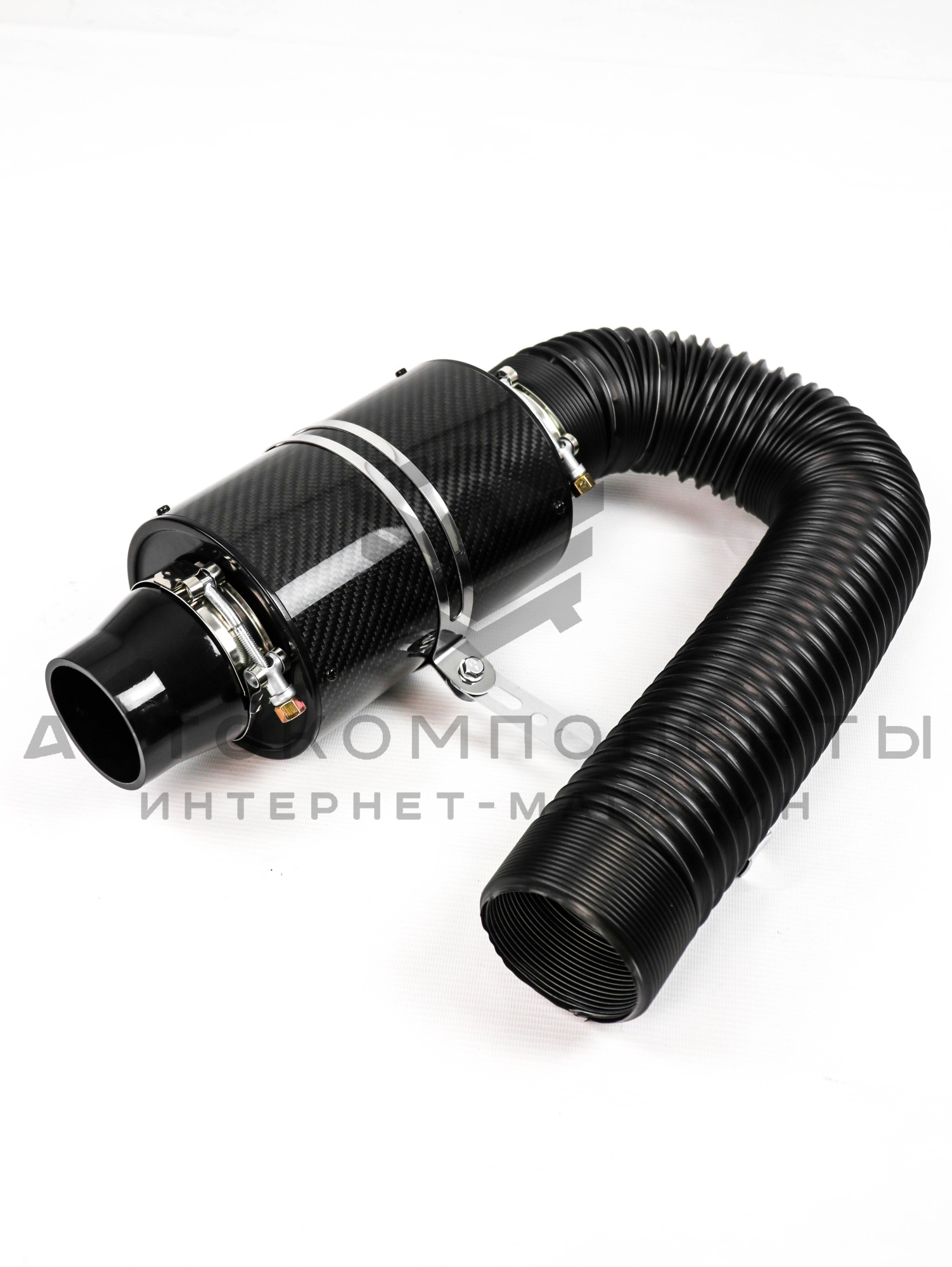 Универсальный холодный впуск в карбоновом корпусе закрытого типа со сменным фильтром