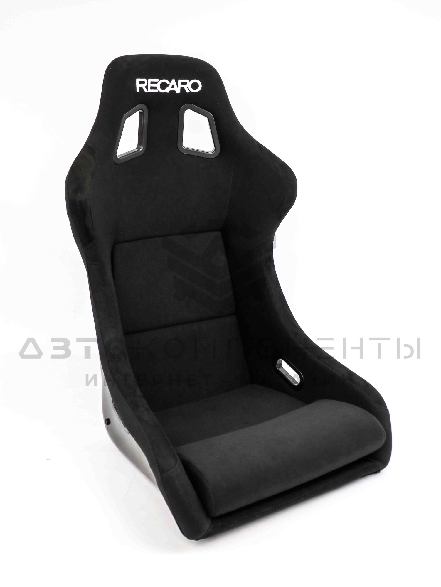 Ковш спортивный "RECARO" с салазками, размер XL (карбон, черный) 3-х слойный каркас