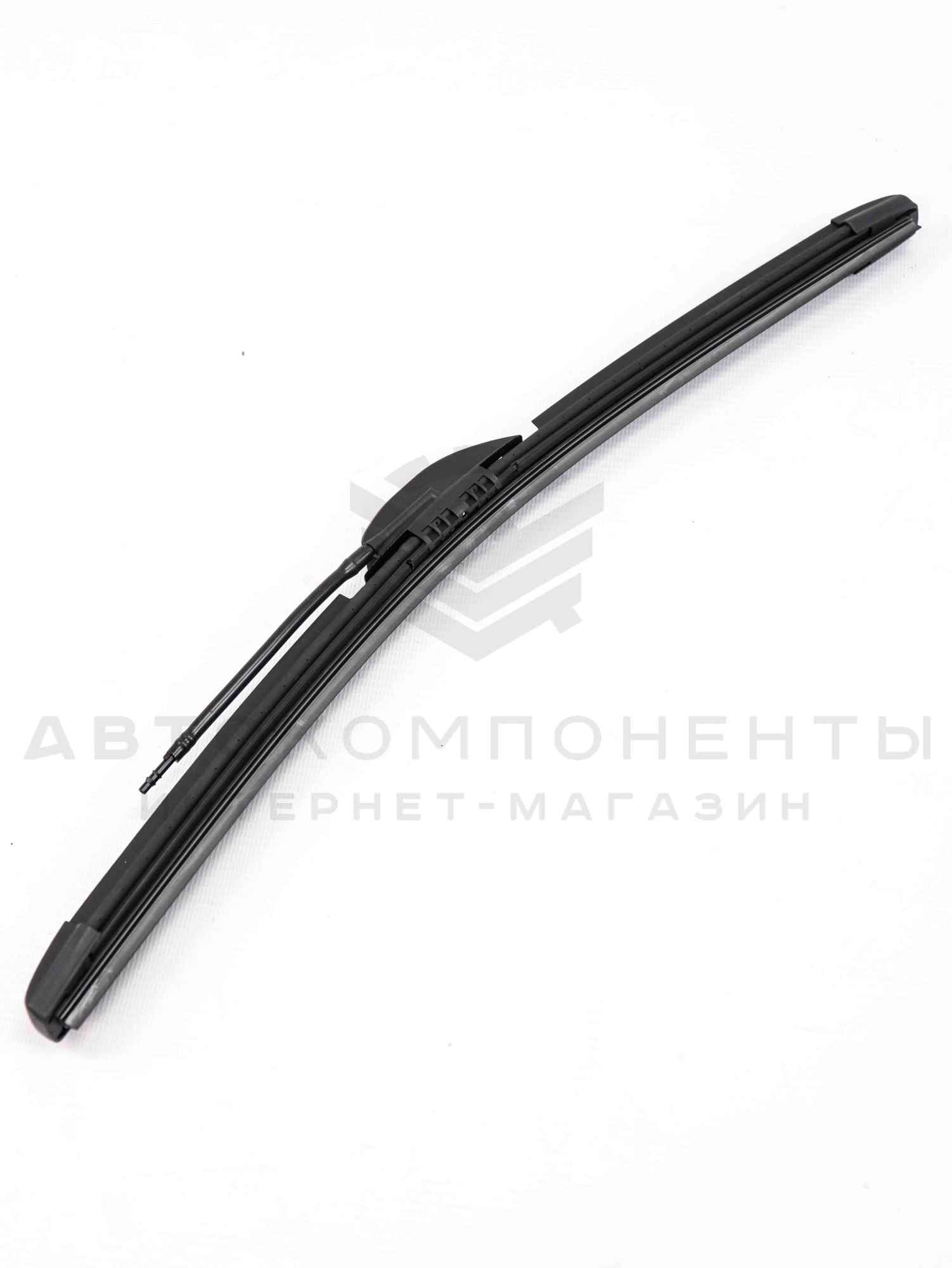 Бескаркасная щетка (дворник) с форсунками омывателя (450мм)