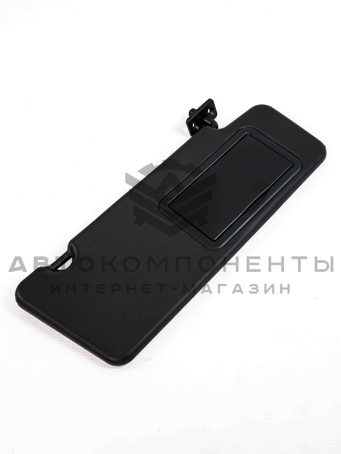 Солнцезащитные козырьки с открывающимся зеркалом Лада Приора (черные) ЛЮКС