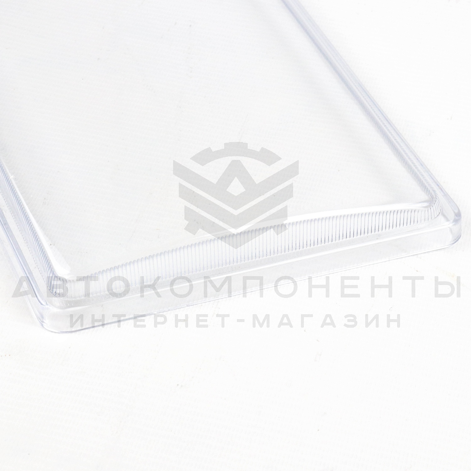 Гладкие стекла (пластик) передних фар (без рифлений) ВАЗ 2108, 2109, 21099. Комплект передних стекол (ML226 / 227)
