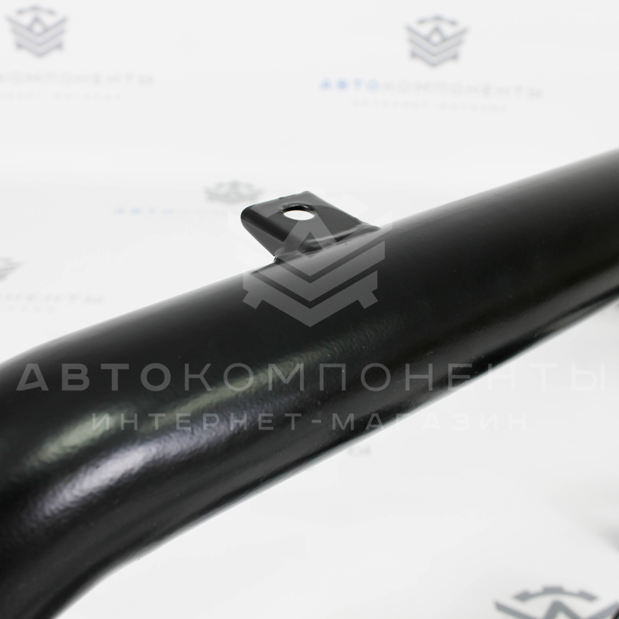 Защита переднего бампера ДУГА (d63,5) Техносфера (черный мат) Нива 4х4 Урбан