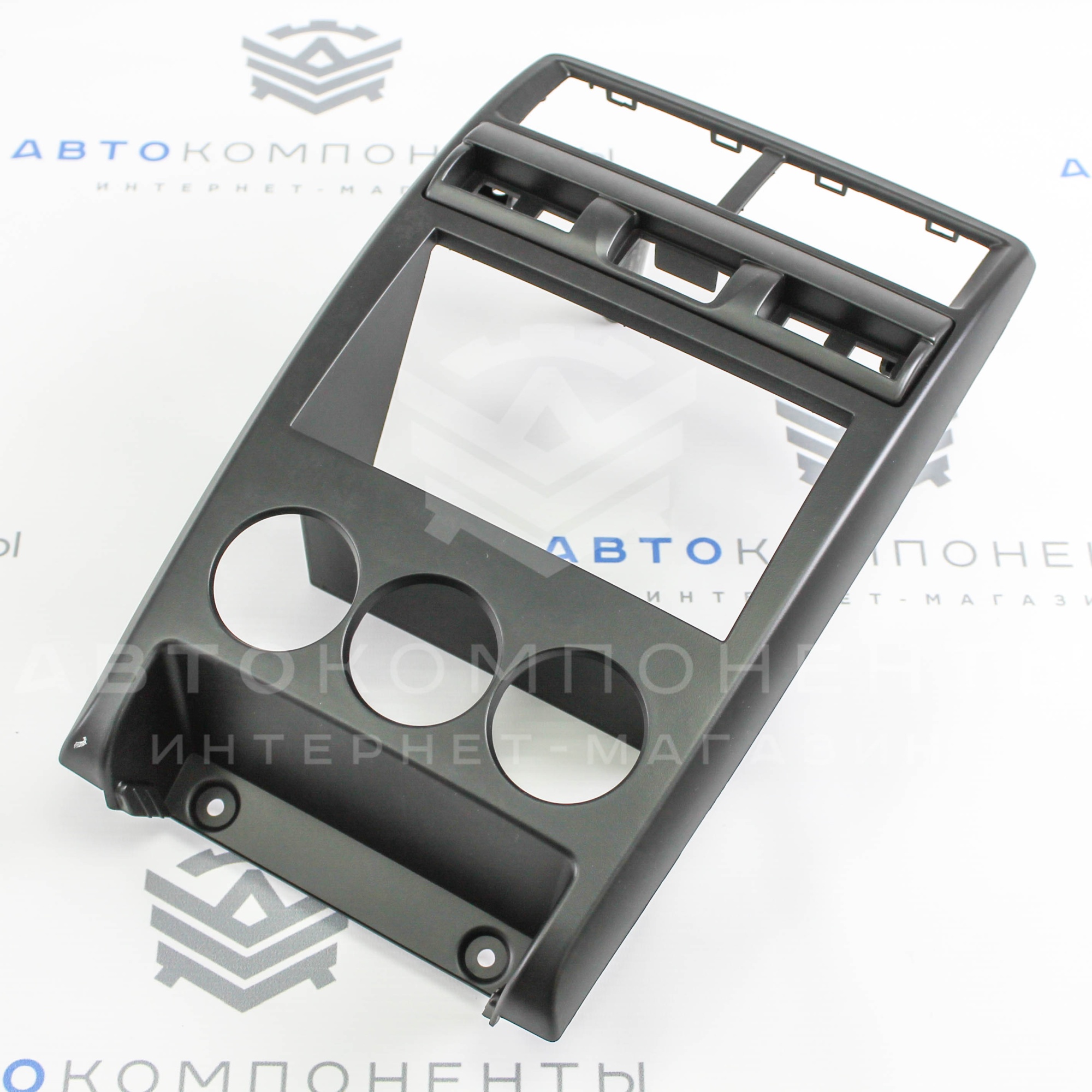 Центральная консоль 2DIN Лада Приора 2 (черный мат)