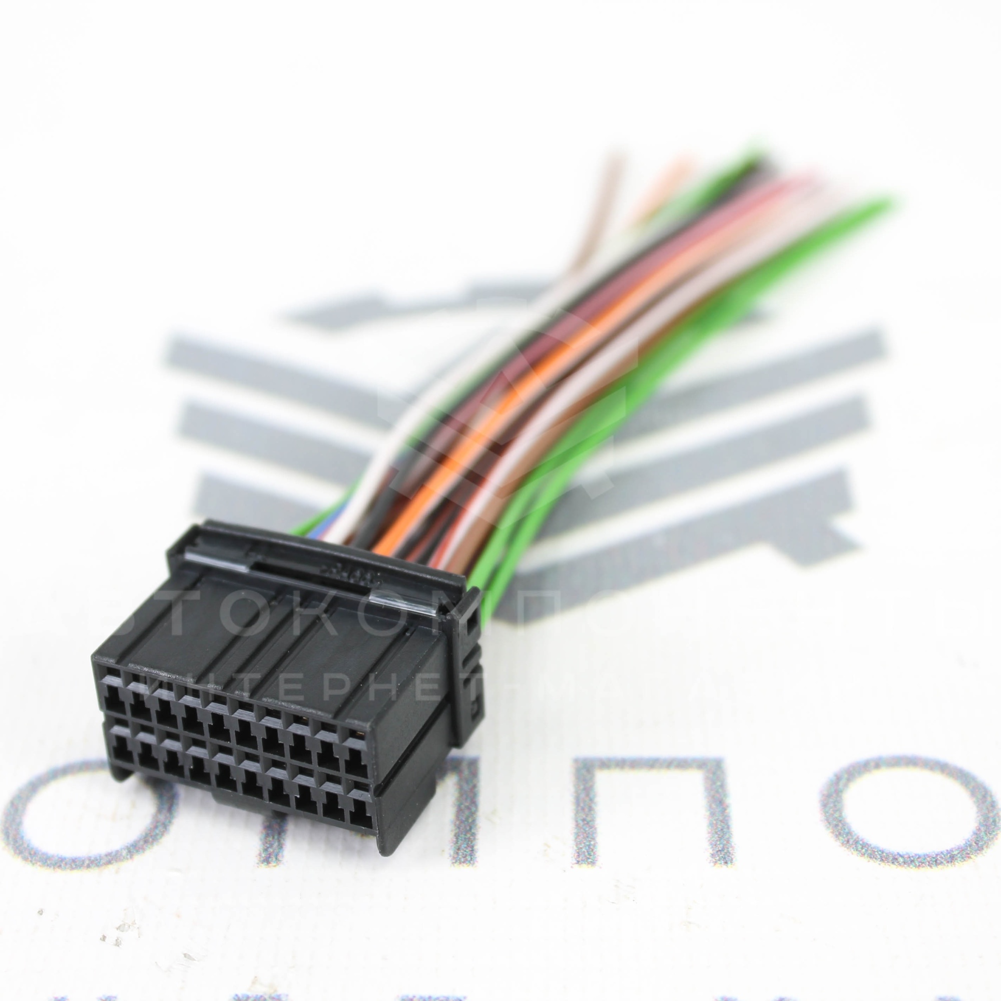 Разъем управления отопителем (20 клемм) ВАЗ 2110-2112, Приора