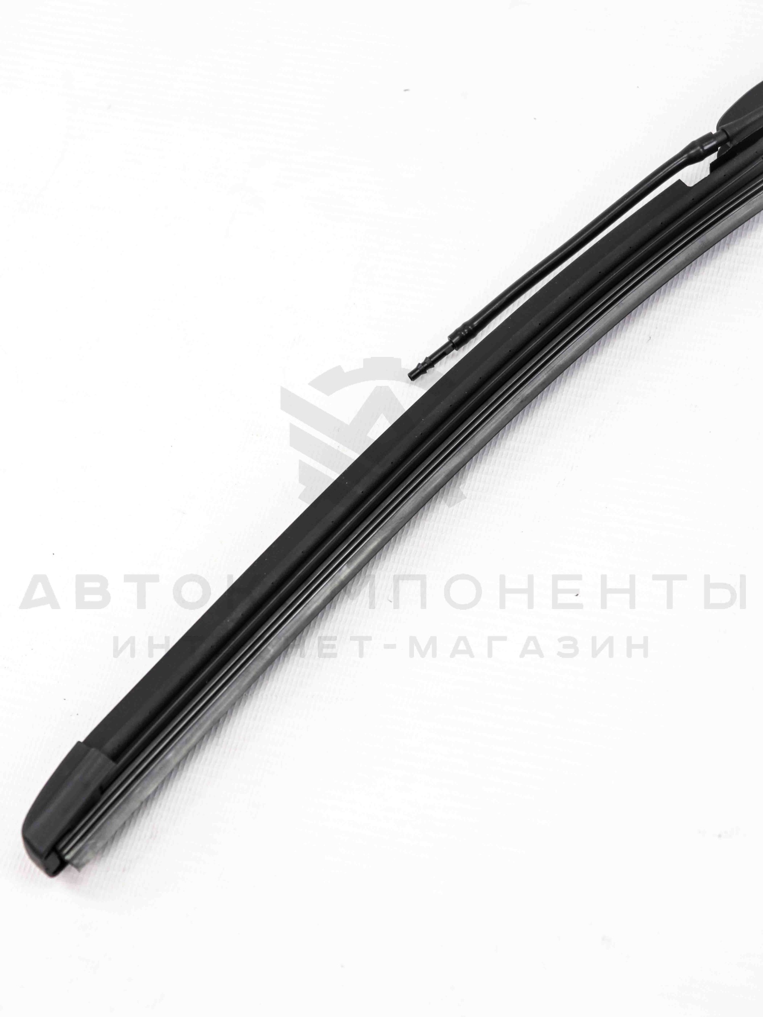 Бескаркасная щетка (дворник) с форсунками омывателя (650мм)