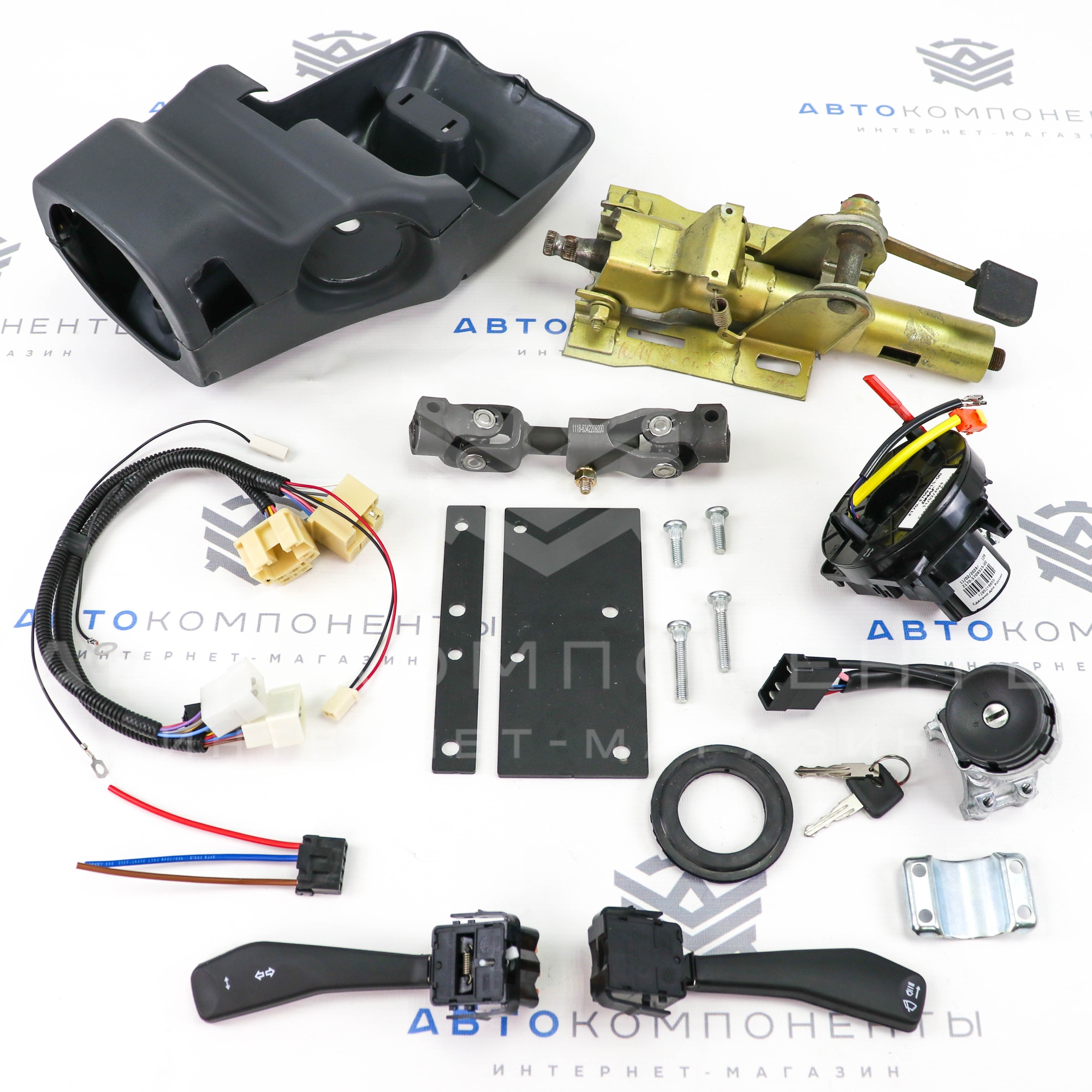 Установочный комплект регулируемой рулевой колонки Лада Нива 4x4 (до 2020г.)