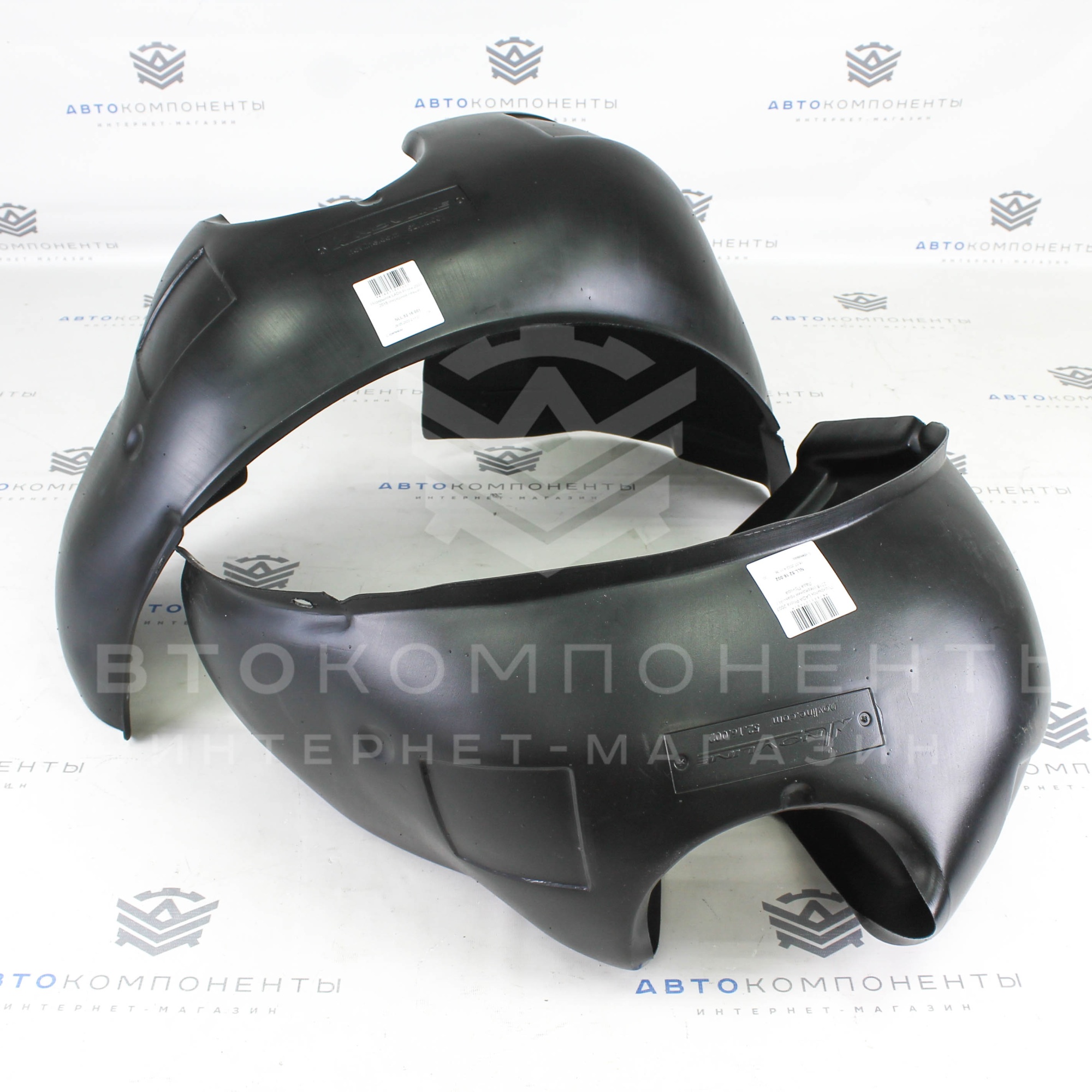 Передние подкрылки (локеры) "NOVLINE" (без сверления арок) Лада Приора