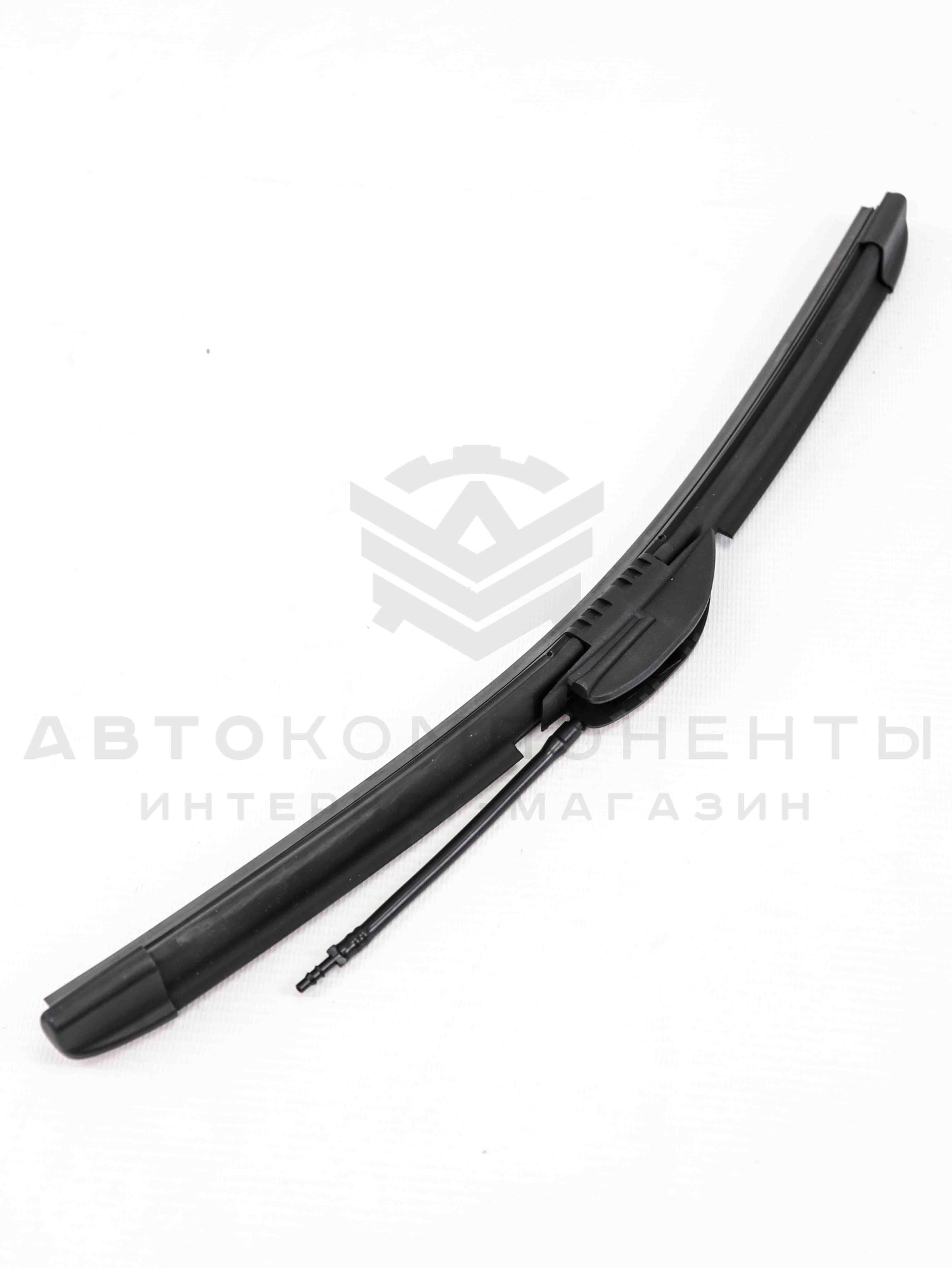 Бескаркасная щетка (дворник) с форсунками омывателя (400мм)