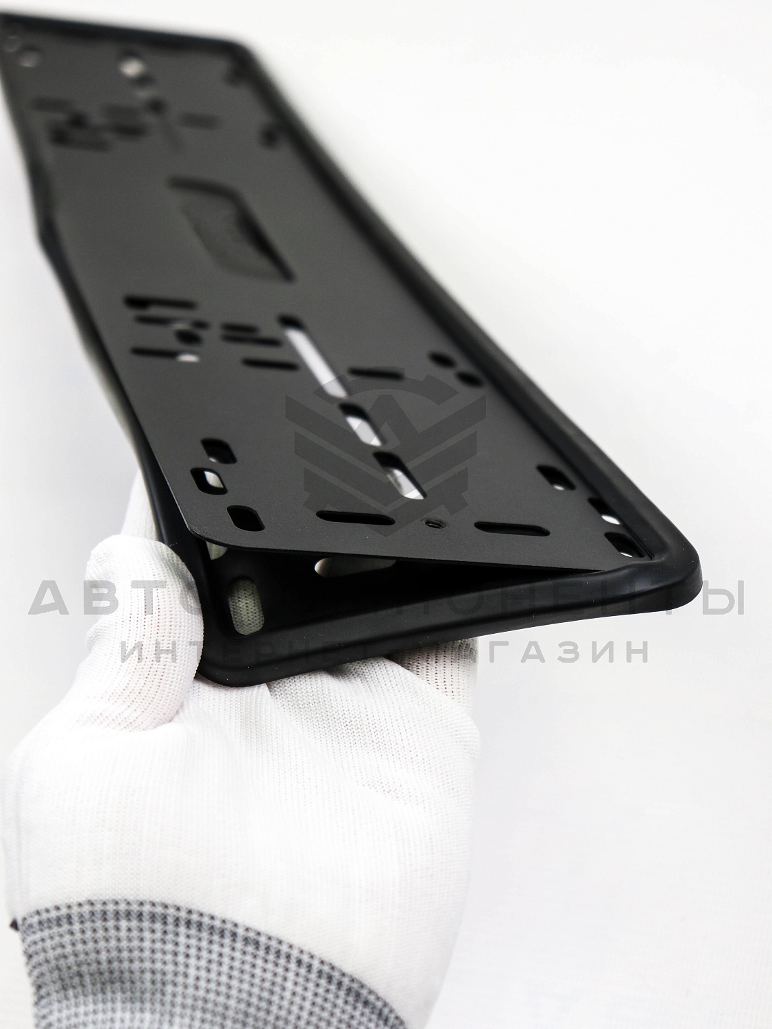 Силиконовые номерные рамки (черные)