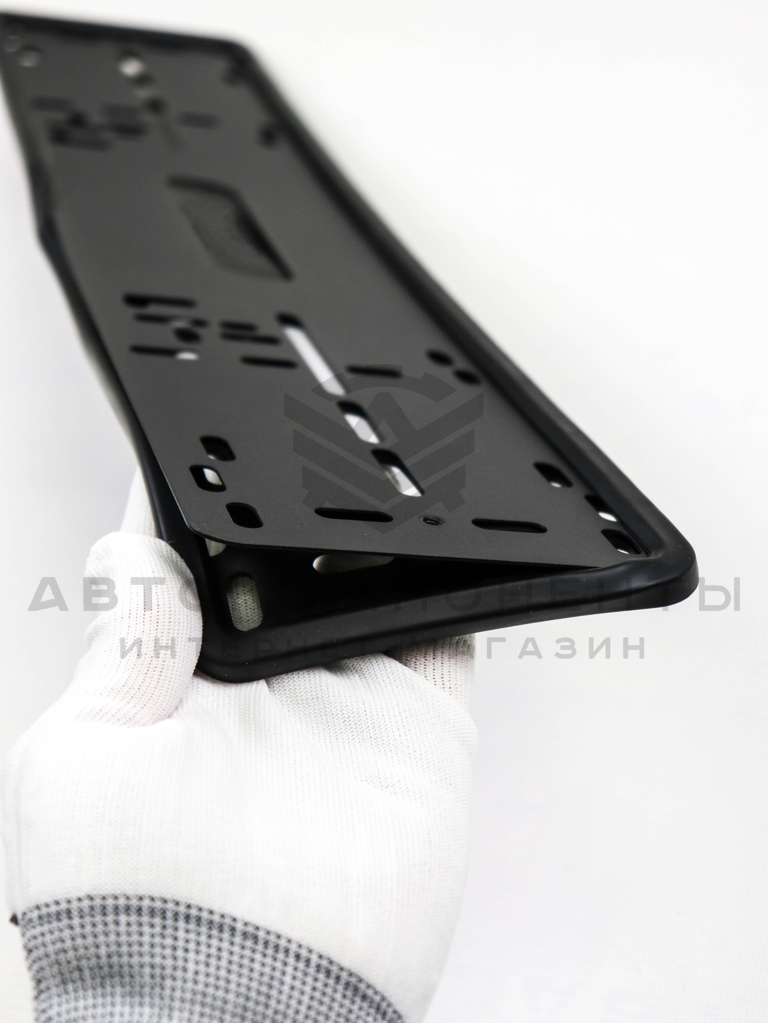 Силиконовые номерные рамки (черные)