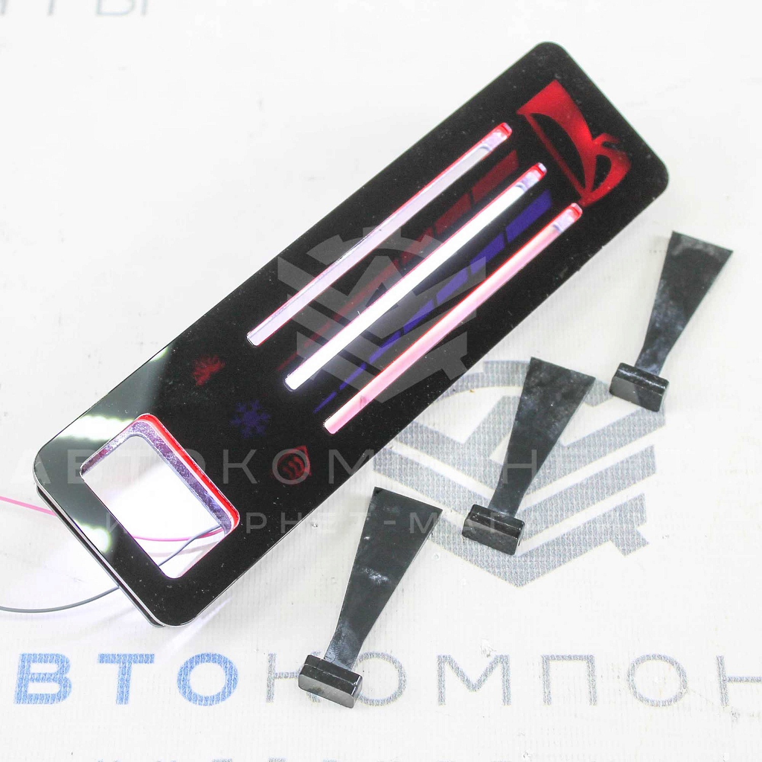 Ручки управления отопителем с подсветкой ВАЗ 2107