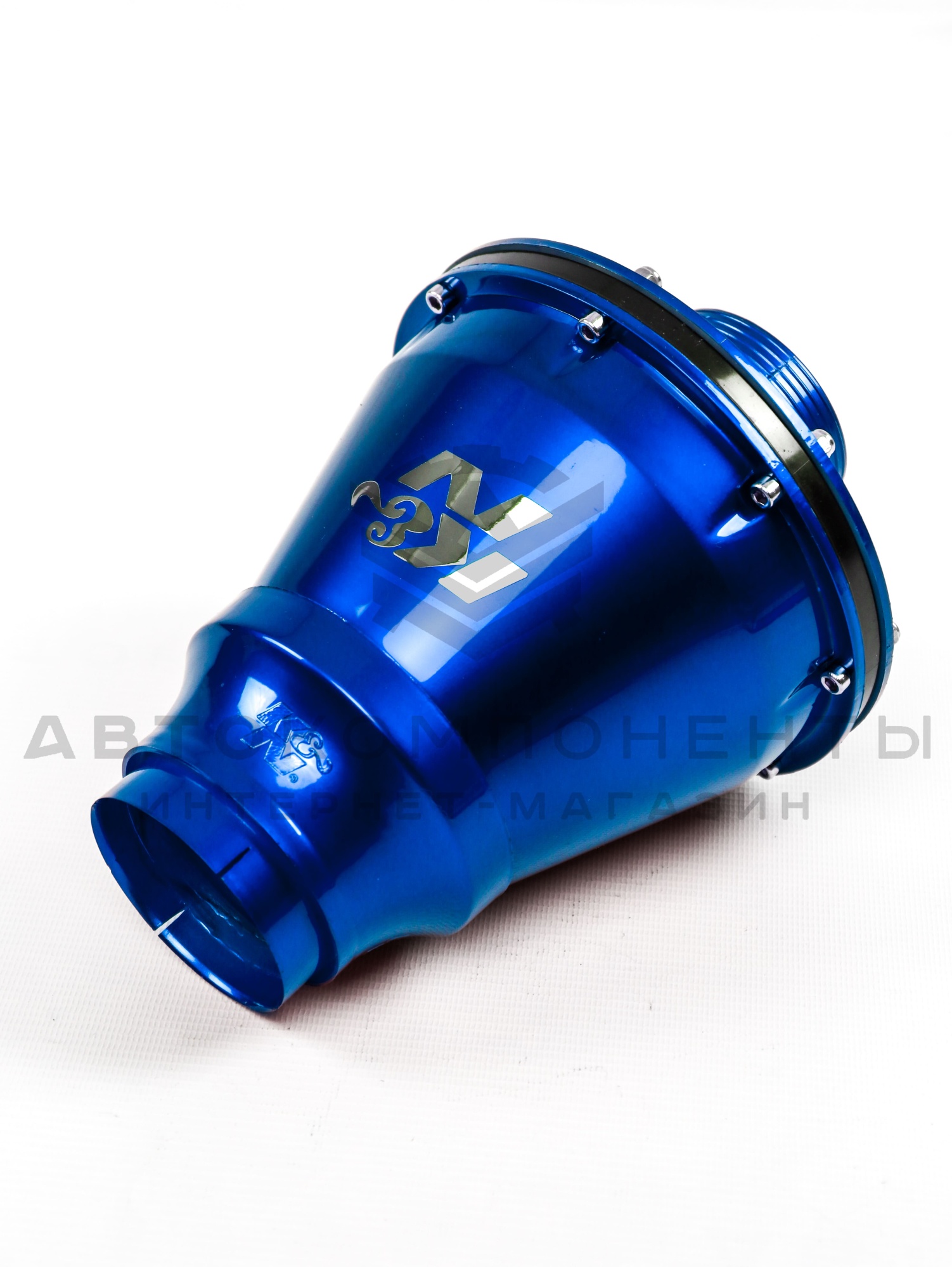 Универсальный холодный впуск K&N Apollo style (синий)