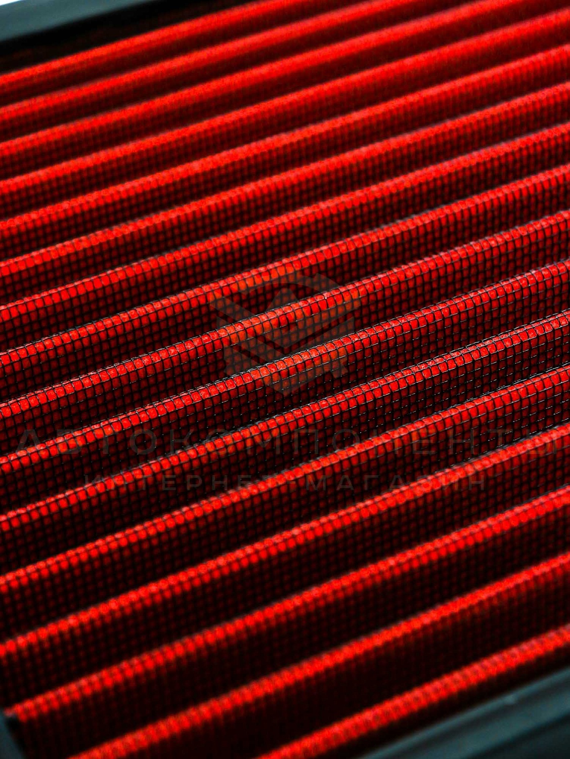 Фильтр нулевого сопротивления (нулевик) в штатный корпус (красный)