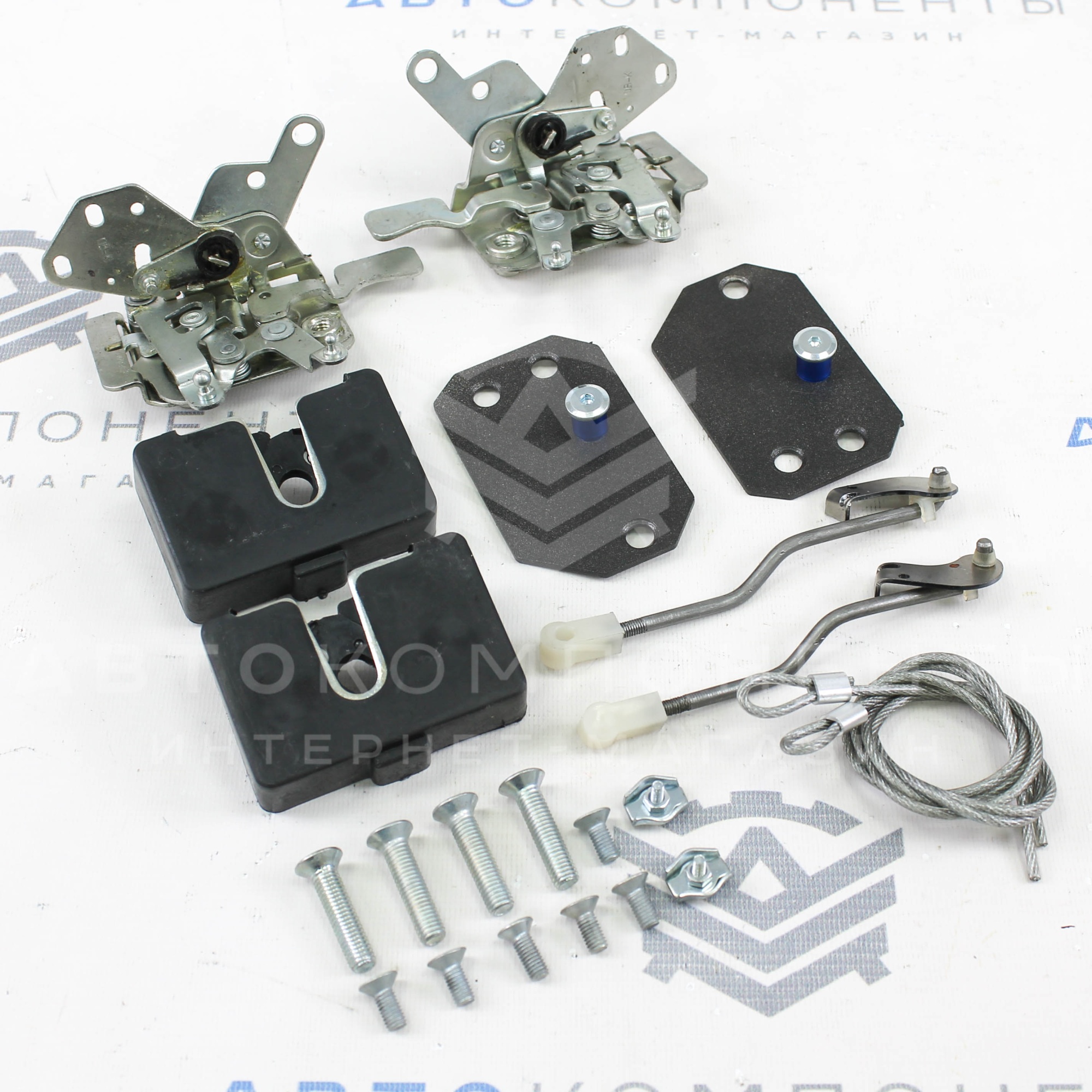 Бесшумные замки под евро ручки Лада Нива 4х4