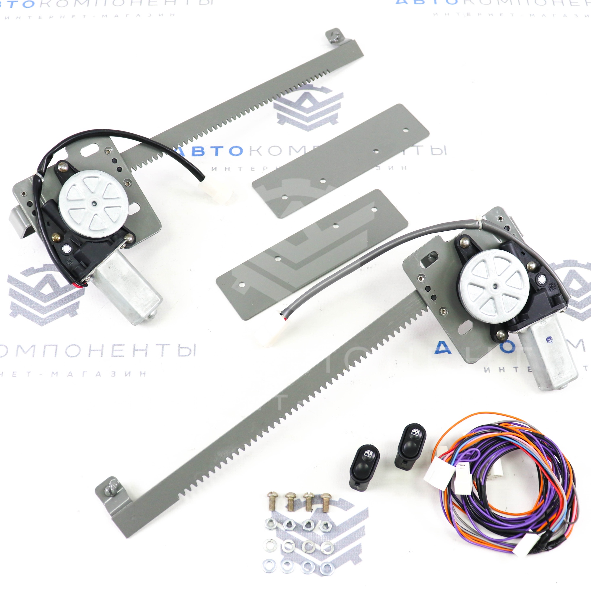 Электростеклоподъемники "ГРАНАТ" (задние) Лада Калина, Гранта, Гранта FL (оригинал)