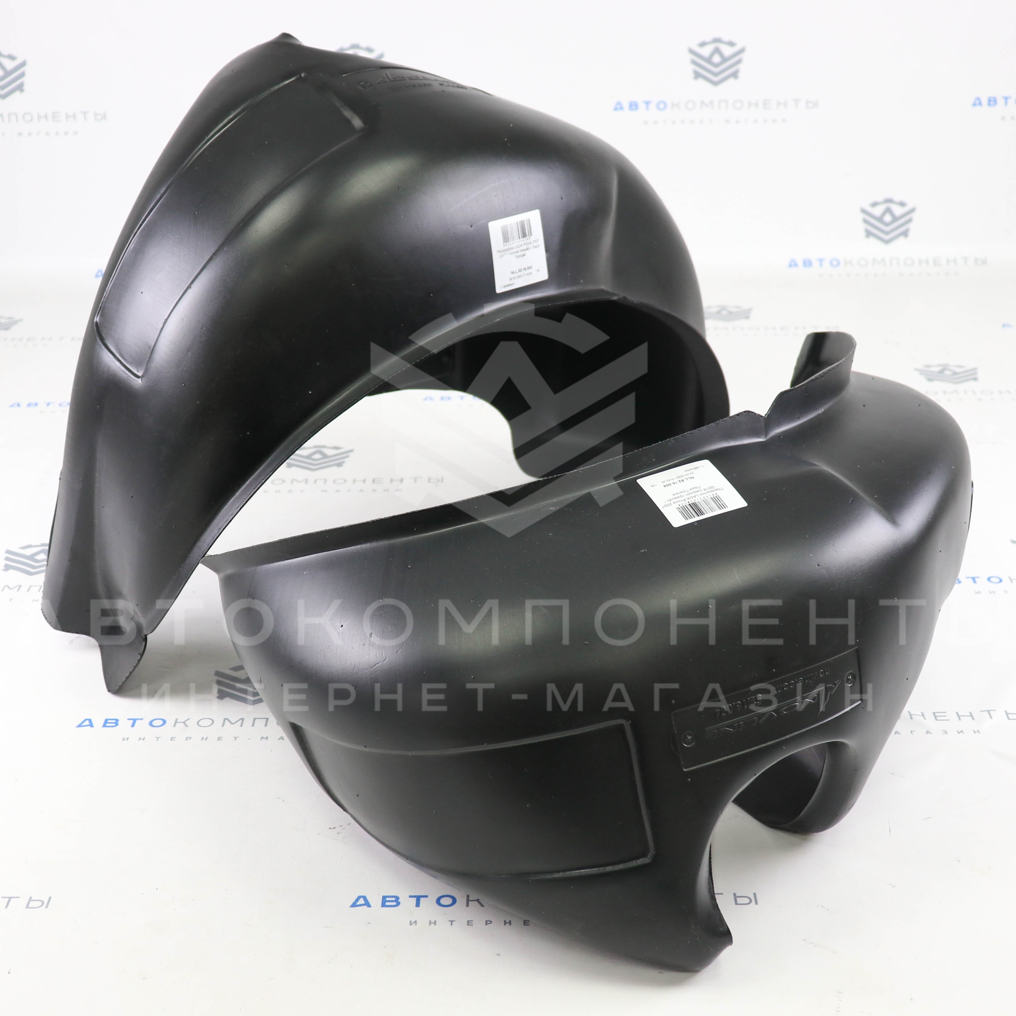 Задние подкрылки (локеры) "NOVLINE" (без сверления арок) Лада Приора