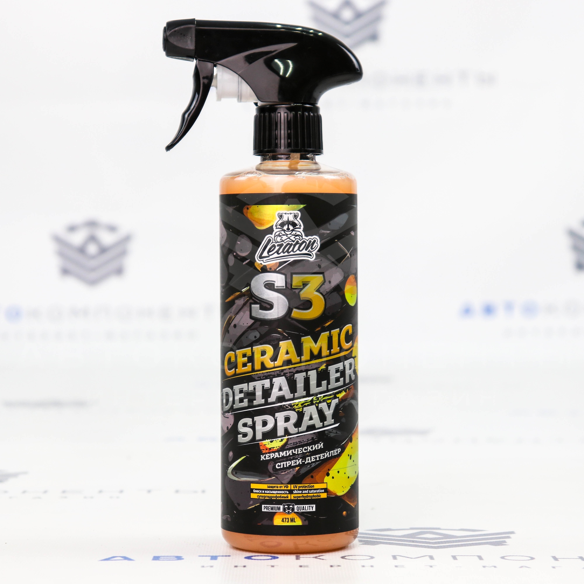Ceramic Detailer Spray S3 Керамический детейлер-спрей Leraton (473мл)