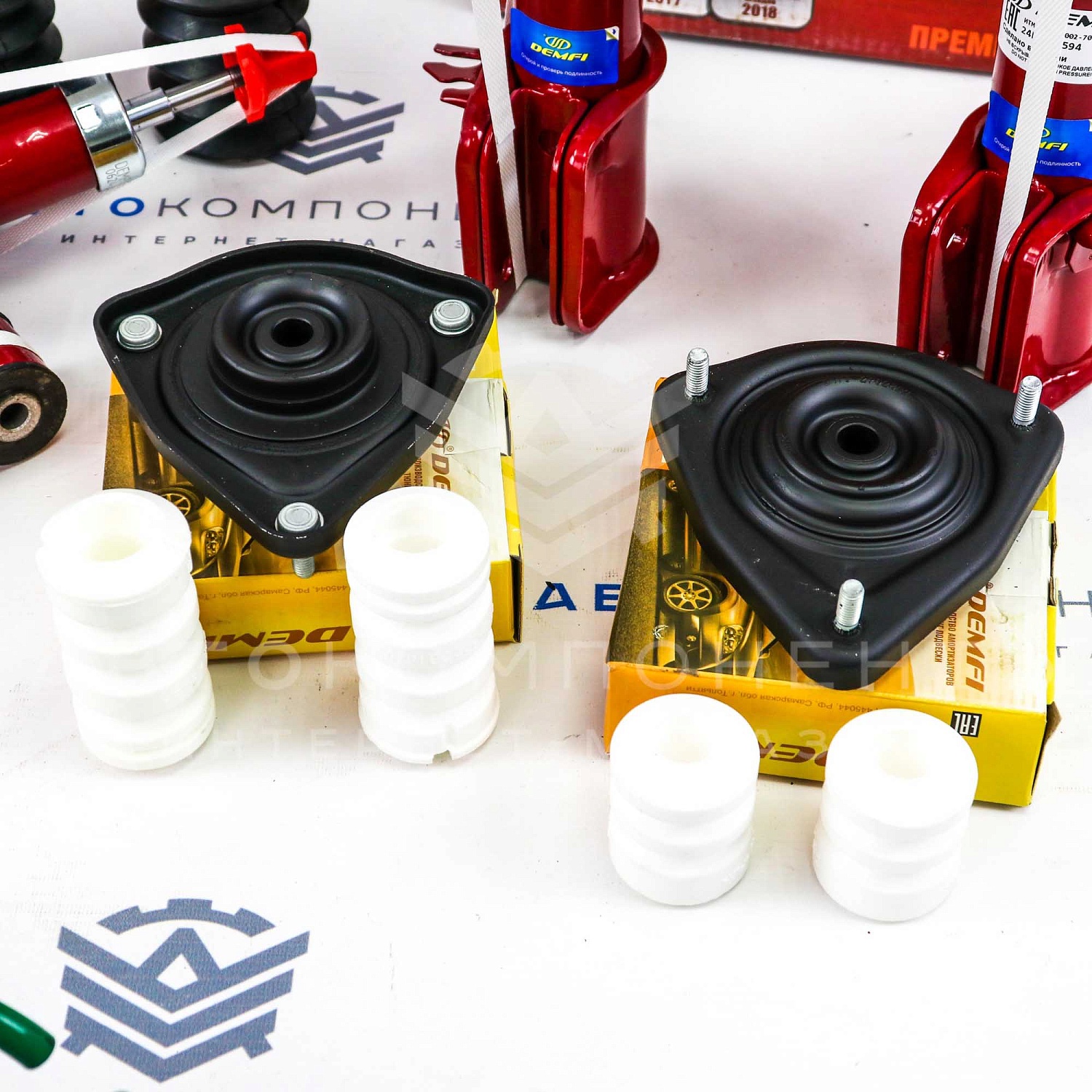 Комплект подвески DEMFI Лада Гранта, Калина, Калина 2 с ЭУР (с занижением -70мм)