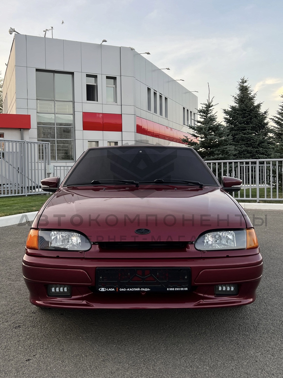 Передний бампер "Спорт" ВАЗ 2113, 2114, 2115 в цвет кузова