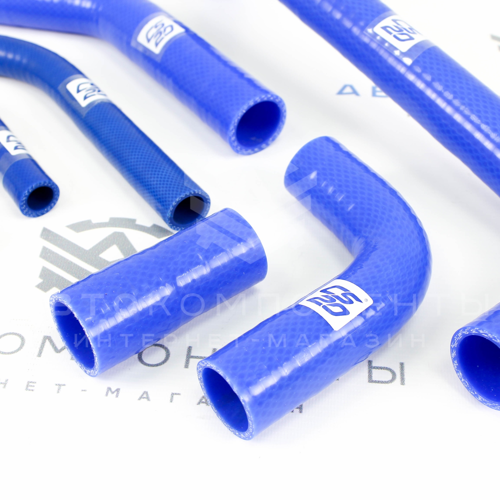 Комплект силиконовых патрубков CS20 ВАЗ 2101-2107 (алюминиевый радиатор) (10839)