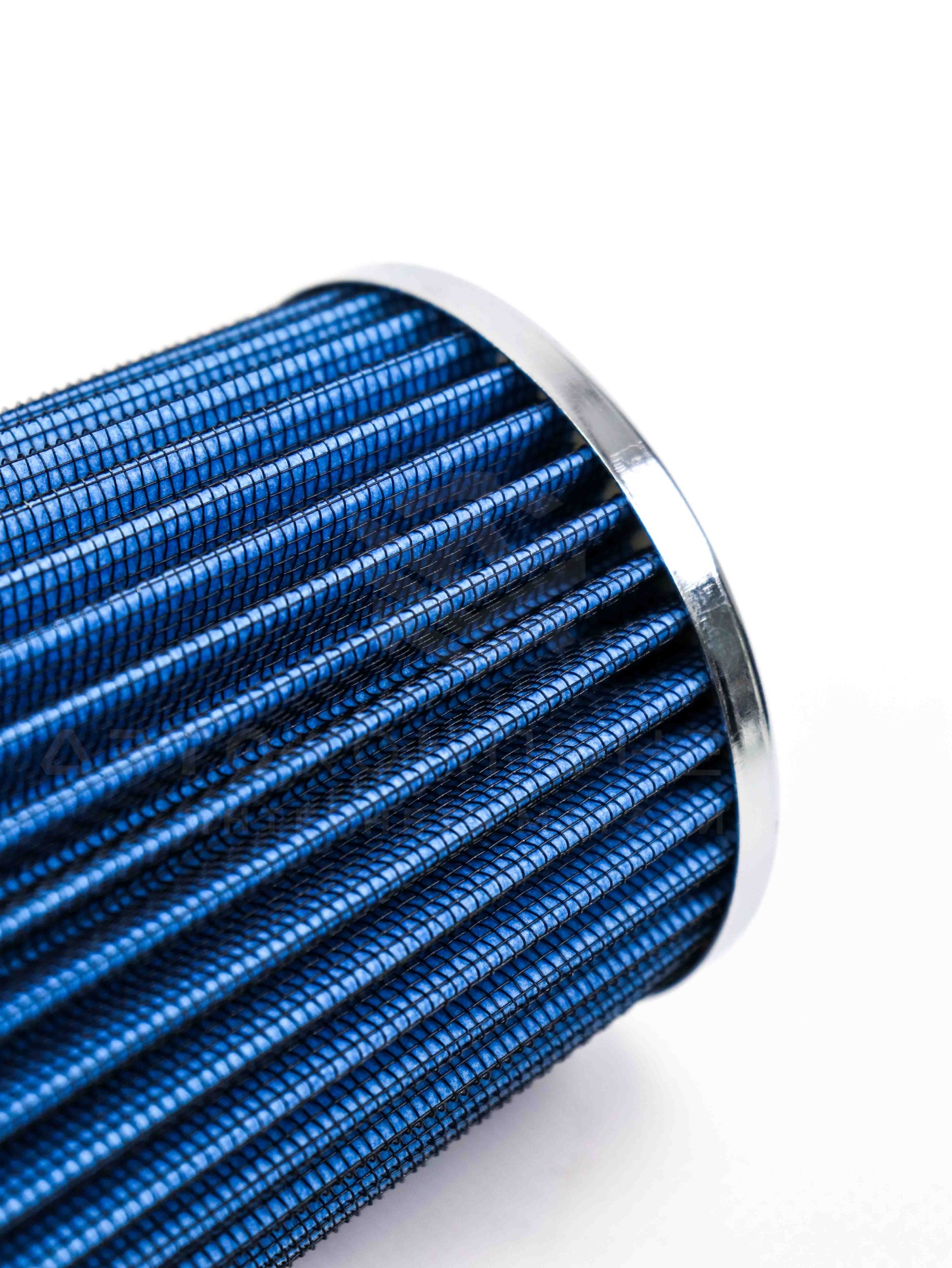 Универсальный воздушный фильтр нулевого сопротивления (нулевик) угловой (синий)